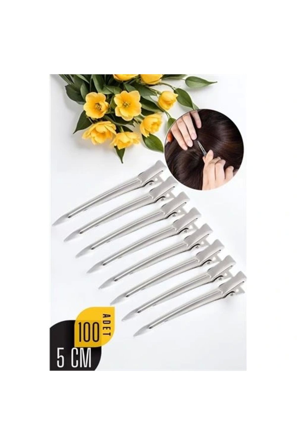 OurStyles Saç Klipsi Metal Toka Adet Absolute Design - Şık Tasarım - Trend Ürün - Zarif Tasarım