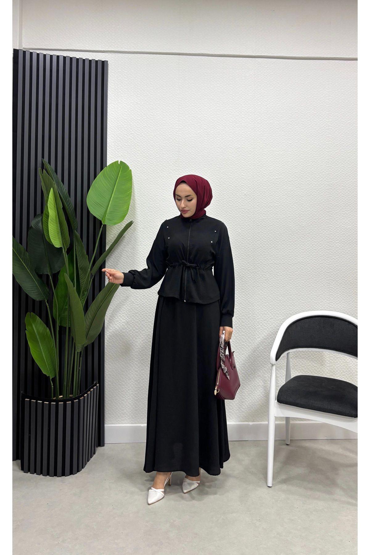 HB MODA COLLECTİON TAŞ DETAYLI TAKIM