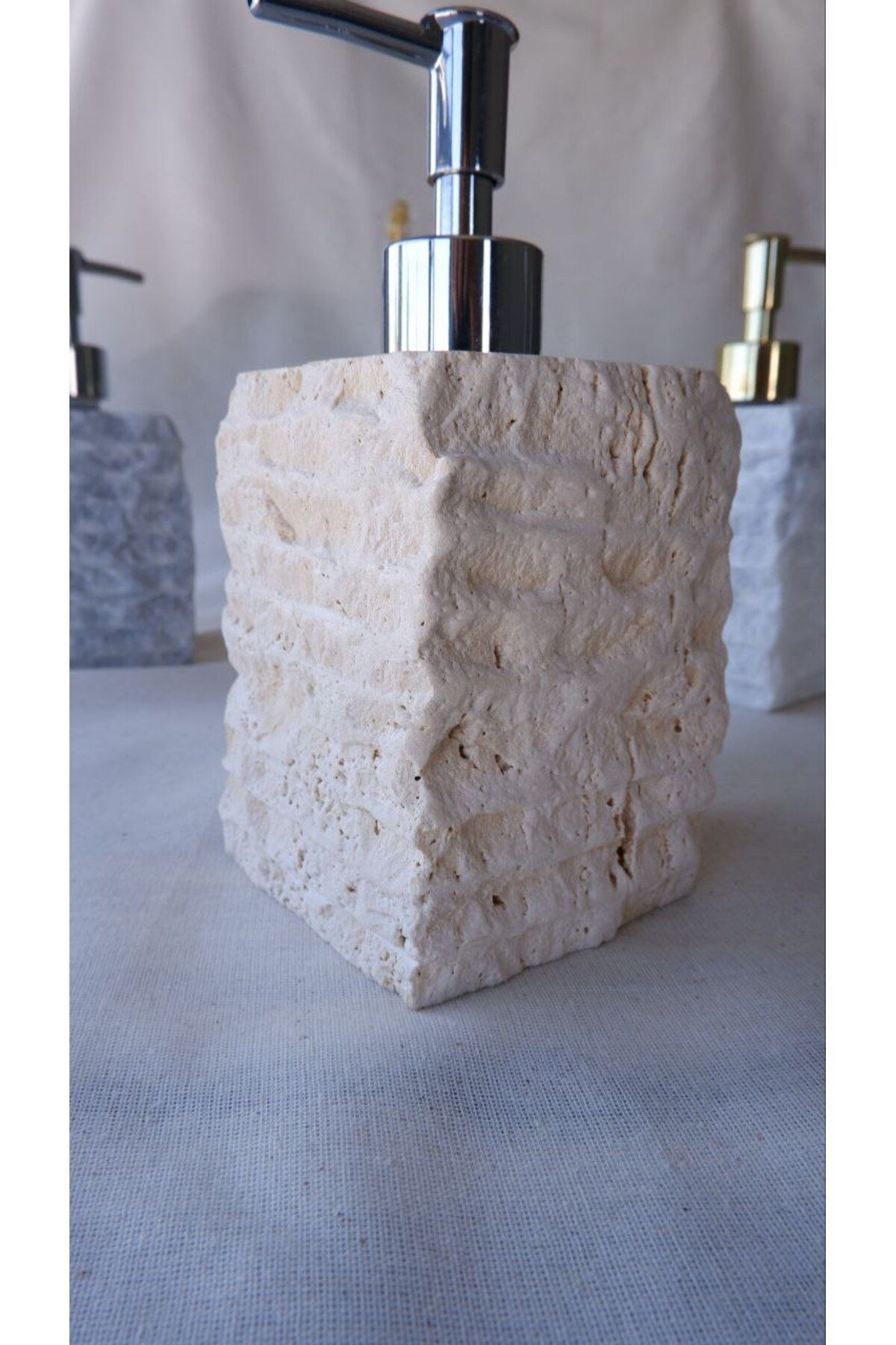adomarmarblehandmadeandluxury Mermer sabunluk, Traverten Sabunluk, Gerçek Mermer, Patlatma Model, El İçiliği