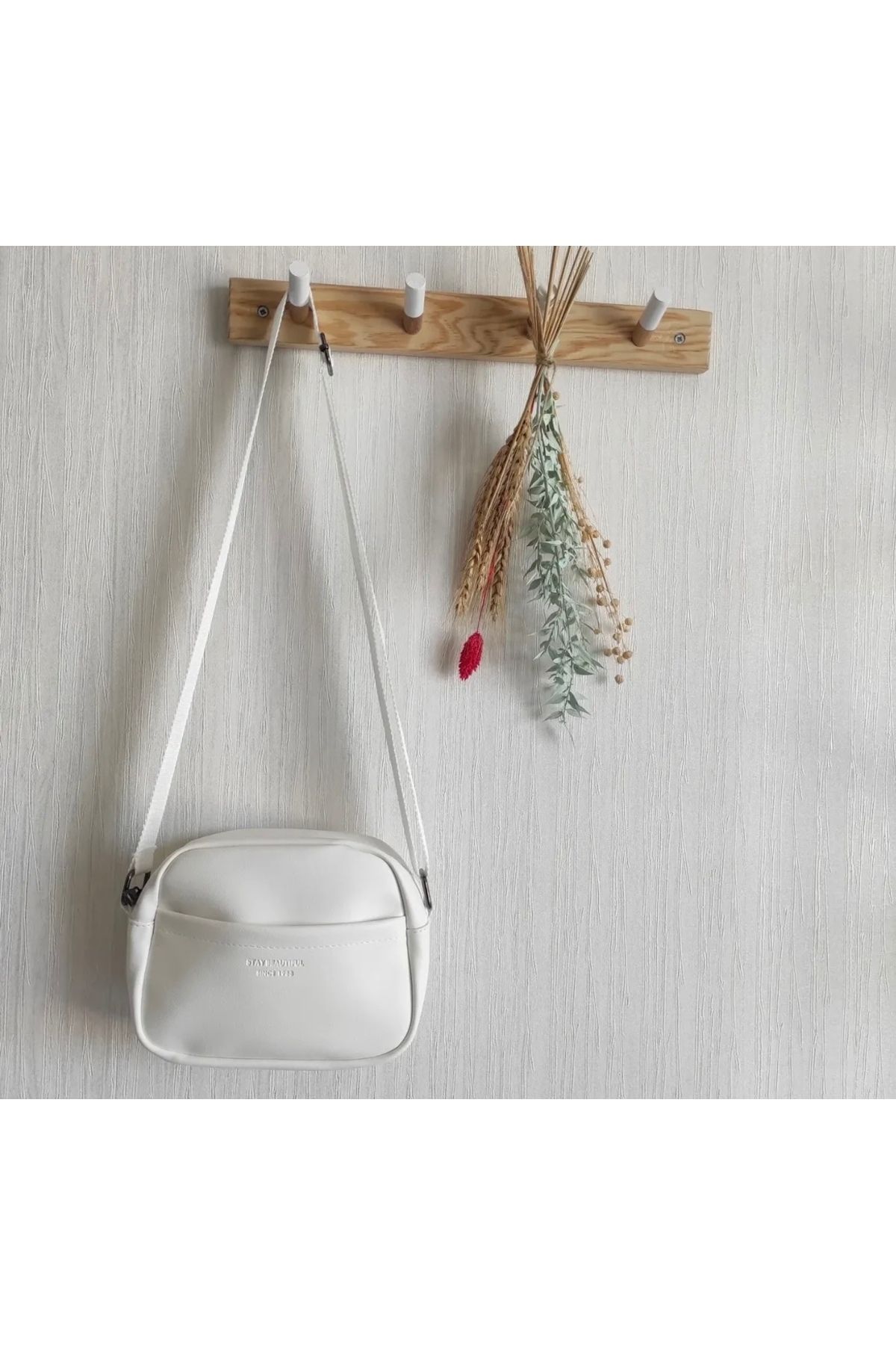 MODA Belisbag Kadın Beyaz Omuz Çantası