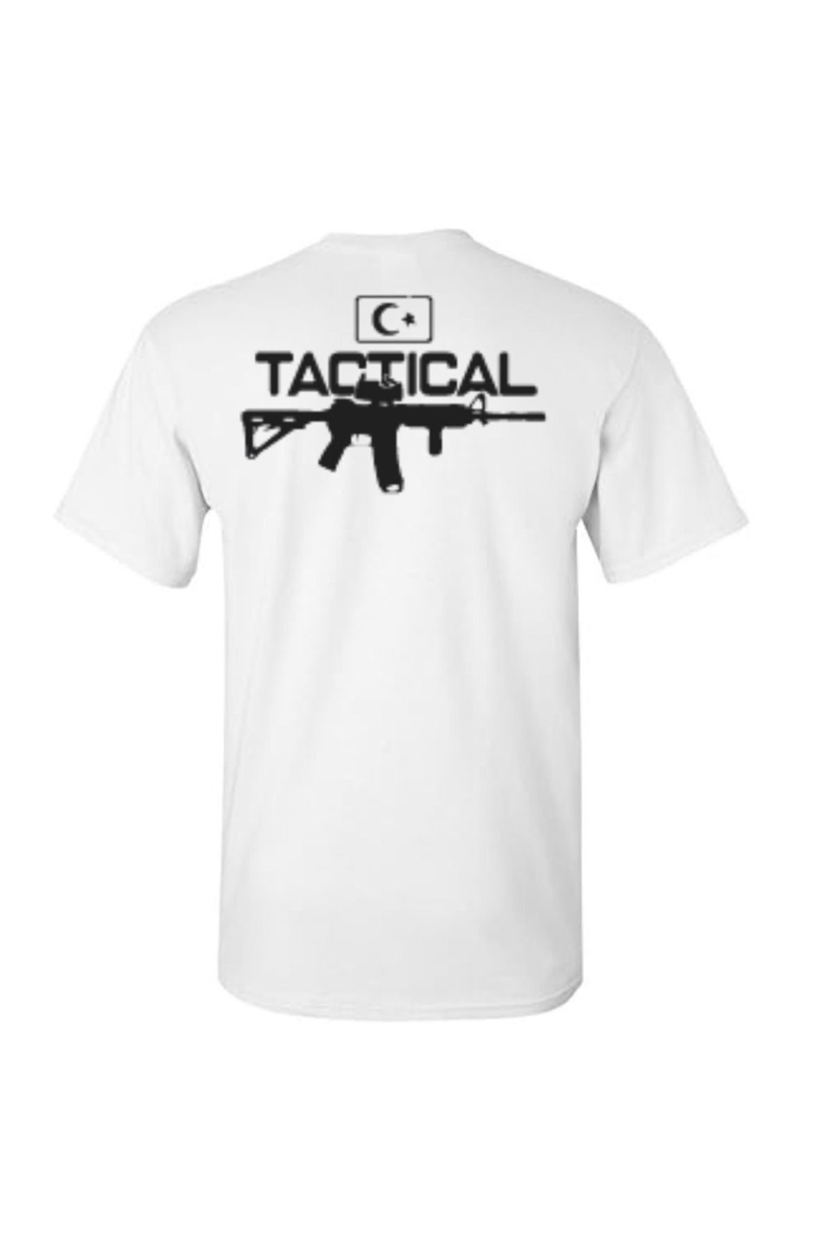 Alfatech By Alfani Tactical Silah Baskılı Tişört Siyah