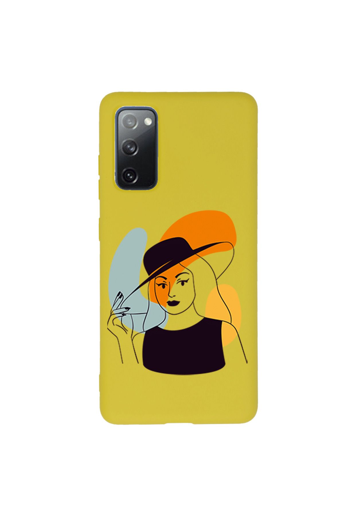 Royaleks Samsung S20 FE Lansman Kılıf - Art Woman 4