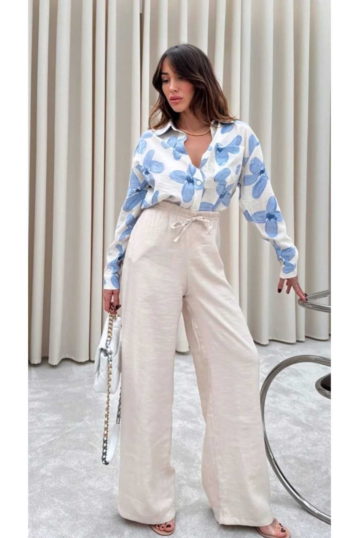 NÜANS MODA yazlık gömlek