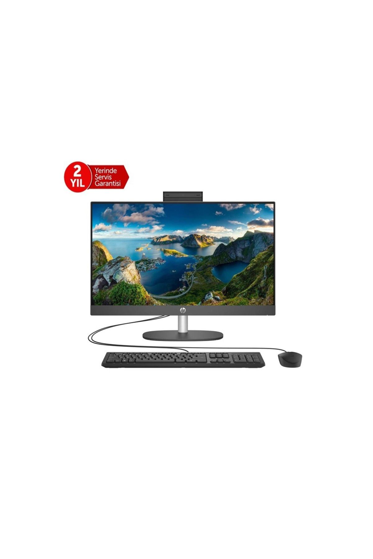 HP B6JC9ES, ProOne 240 G10, i5-1334U, 23,8" FHD Ekran, 16Gb Ram, 512Gb SSD, Paylaşımlı Ekran Ka