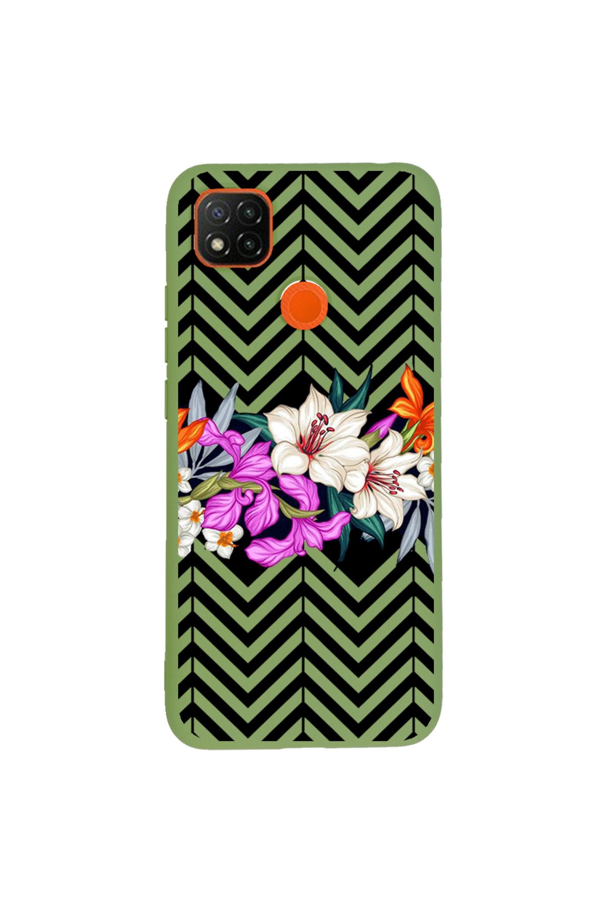 Royaleks Xiaomi Redmi 9C Lansman Kılıf - Çiçek