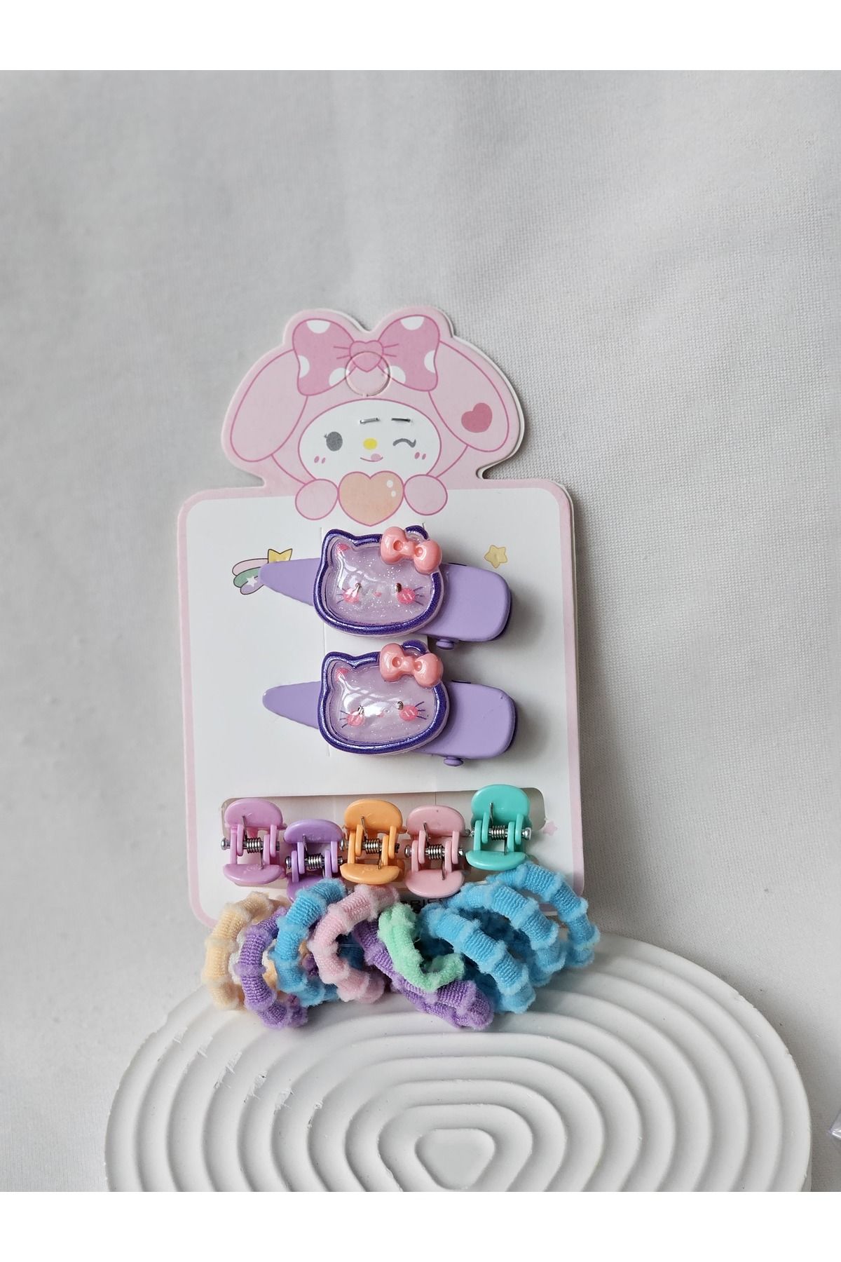 Roya Happiness ÇOCUK TOKA SETİ FİGÜRLÜ ÇITÇIT PENS LASTİKLİ KARIŞIK BEBEK VE ÇOCUK TOKASI