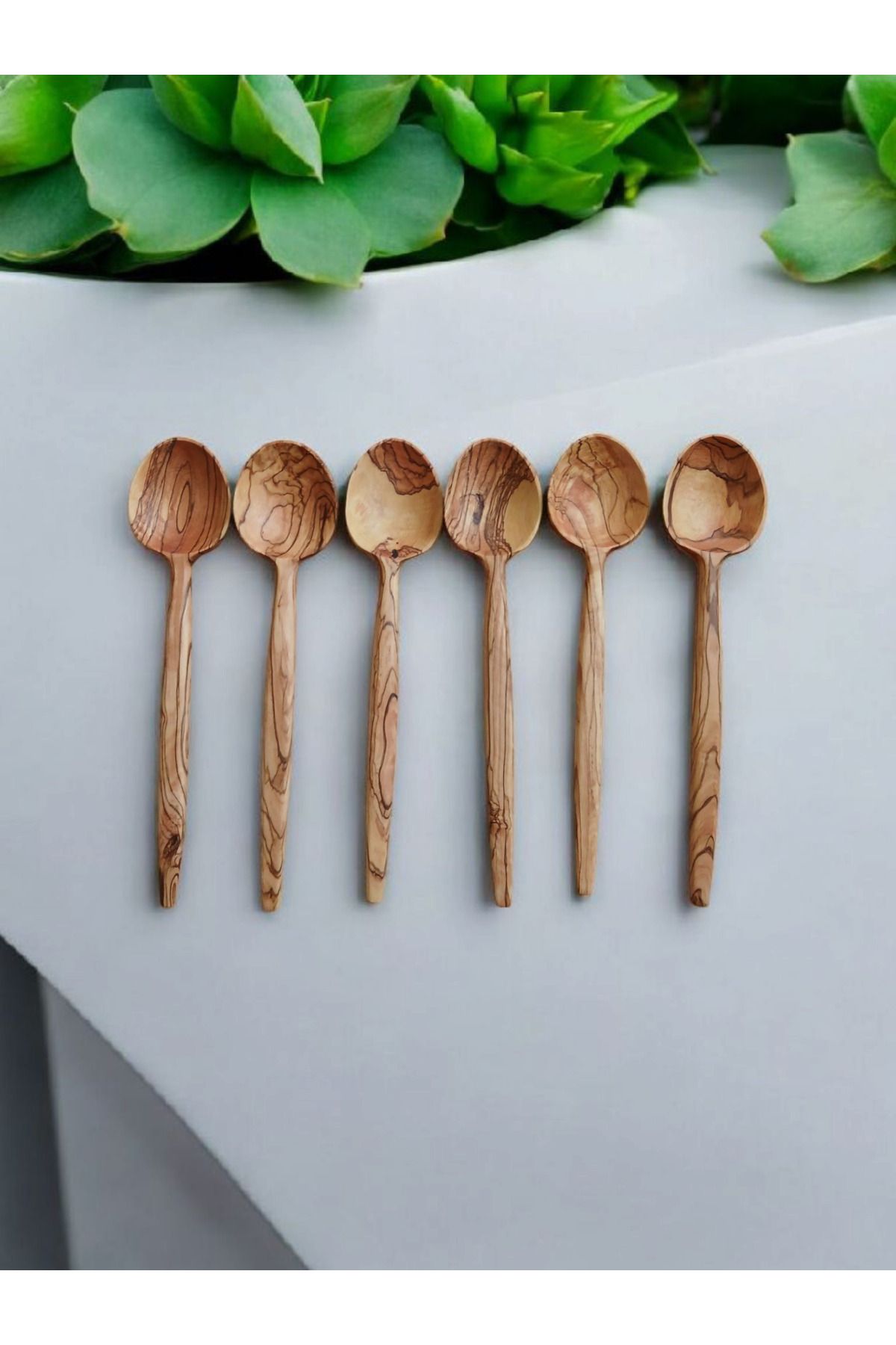 Aksoy Wood Zeytin Ağacı Yemek Kaşığı 23 cm