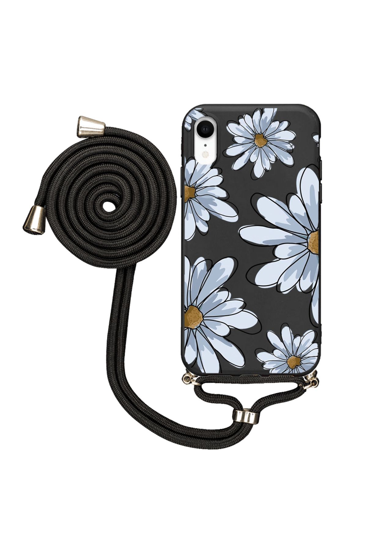 Royaleks iPhone XR İpli Lansman Kılıf - Papatya