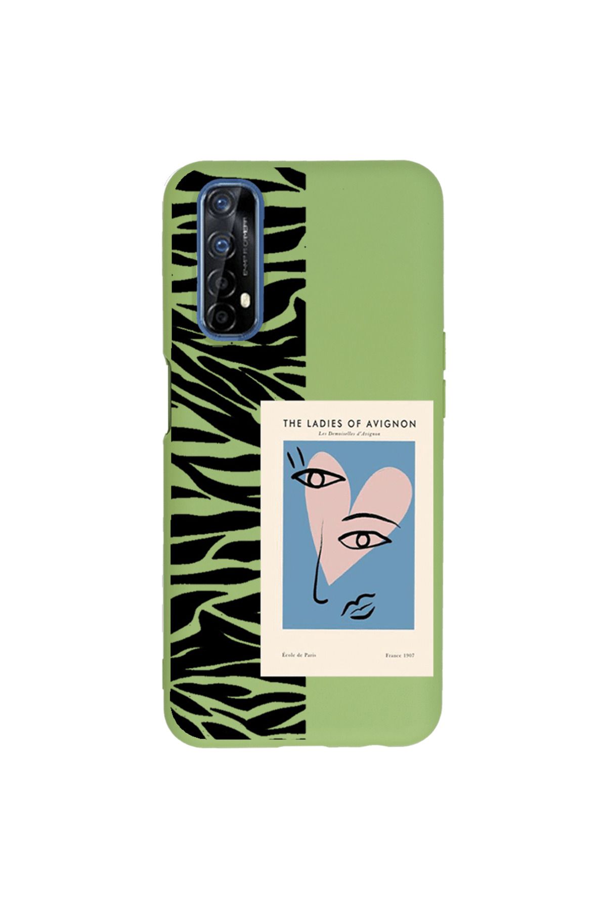 Royaleks Realme 7 Lansman Kılıf - Zebralı