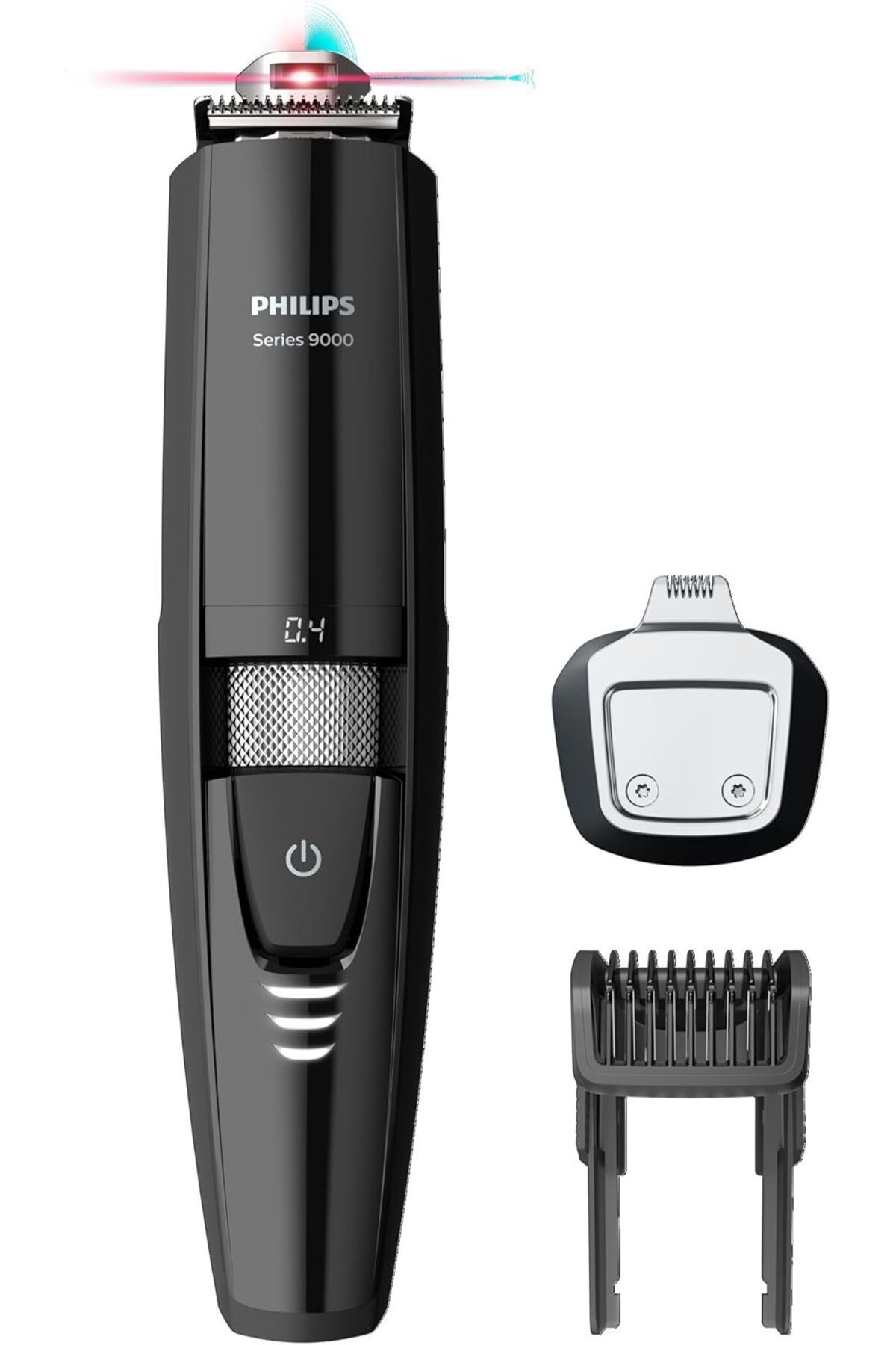 Philips-Series 9000 Laser Guided Beard & Stubble Trimmer for Precise Symmetrical Beards - BT9299/13 1