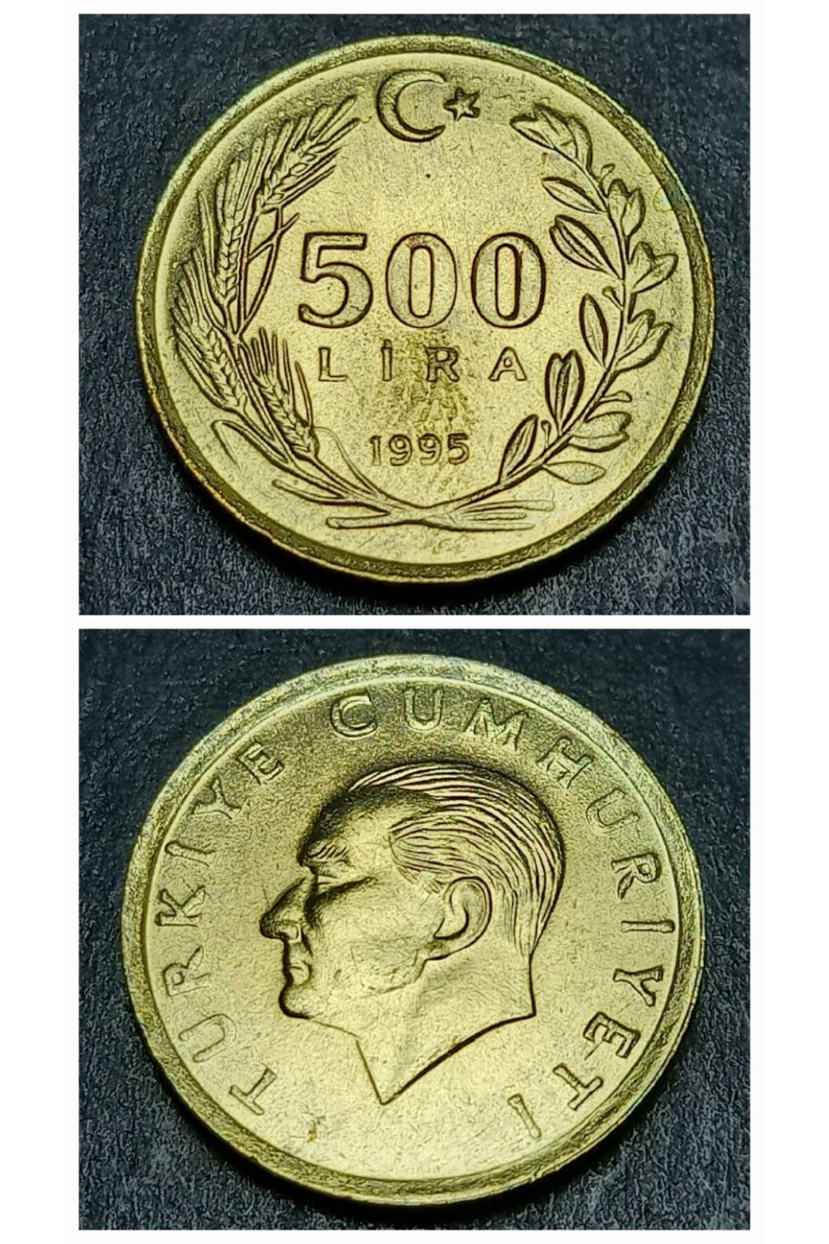 escoines koleksiyon 39963683a442b6db5d 1995 Darphane Tedavül Setinden ÇİL 500Lira Eski Madeni Para