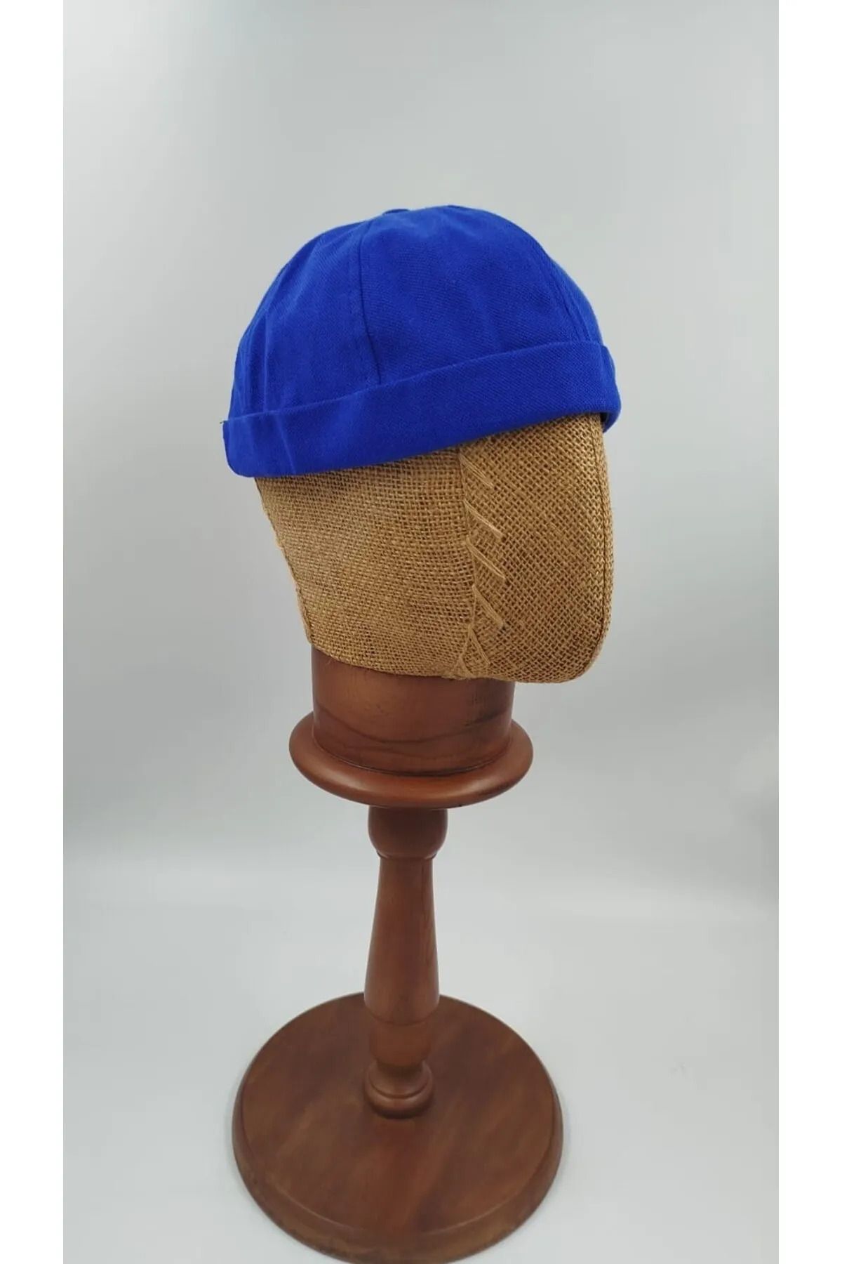 MARBERRY Saks Mavi Sipersiz Kep Coni Unisex Şapka