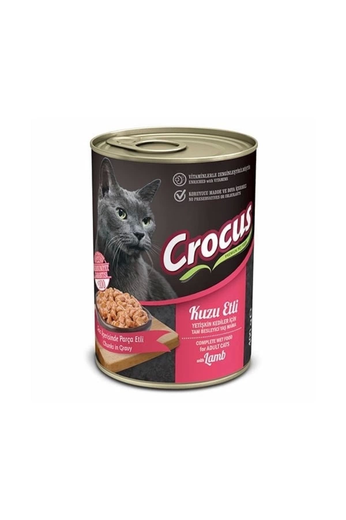 YNT İthalat Crocus Kuzu Etli Yaş Kedi Maması 400 Gr