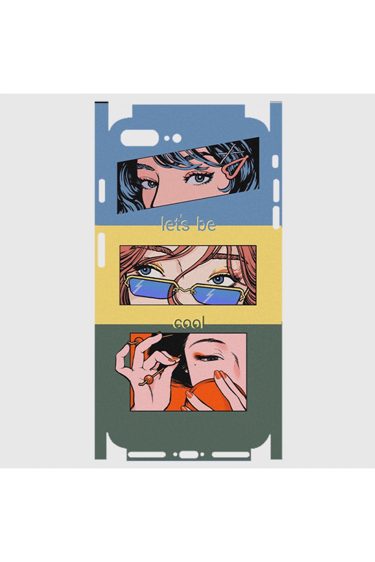 Royaleks iPhone 7 Plus Telefon Kaplama - Lets Be Cool