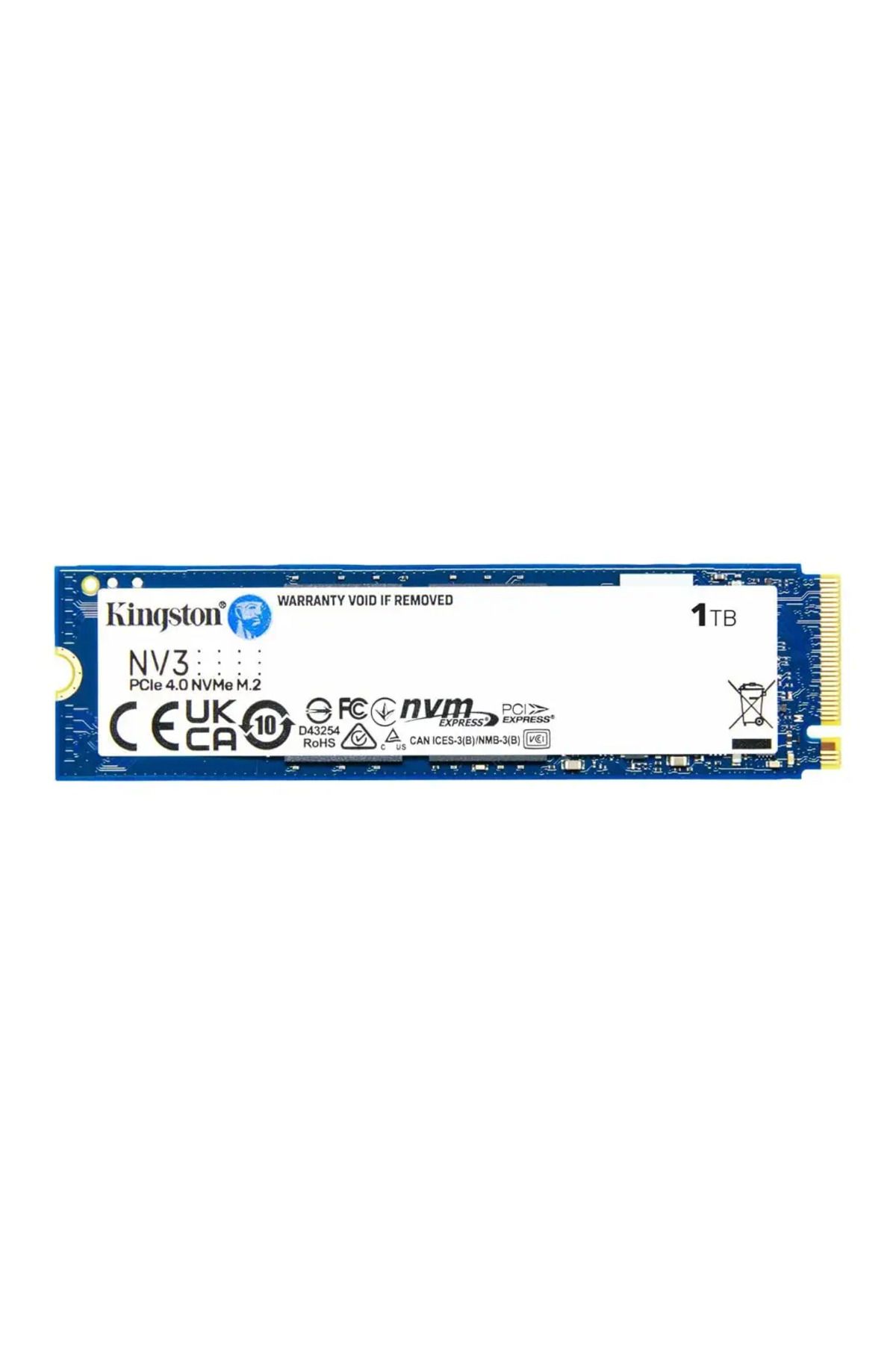 Kingston SNV3S/1000G, NV3, 1TB, 6000/4000, Gen4, NVME PCIe M.2 2280, SSD
