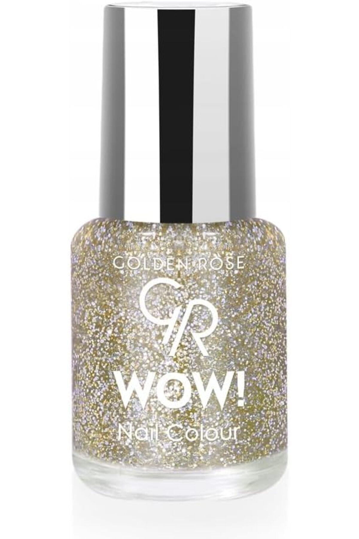 Golden Rose Wow Nail Color Glitter No:206 - Oje