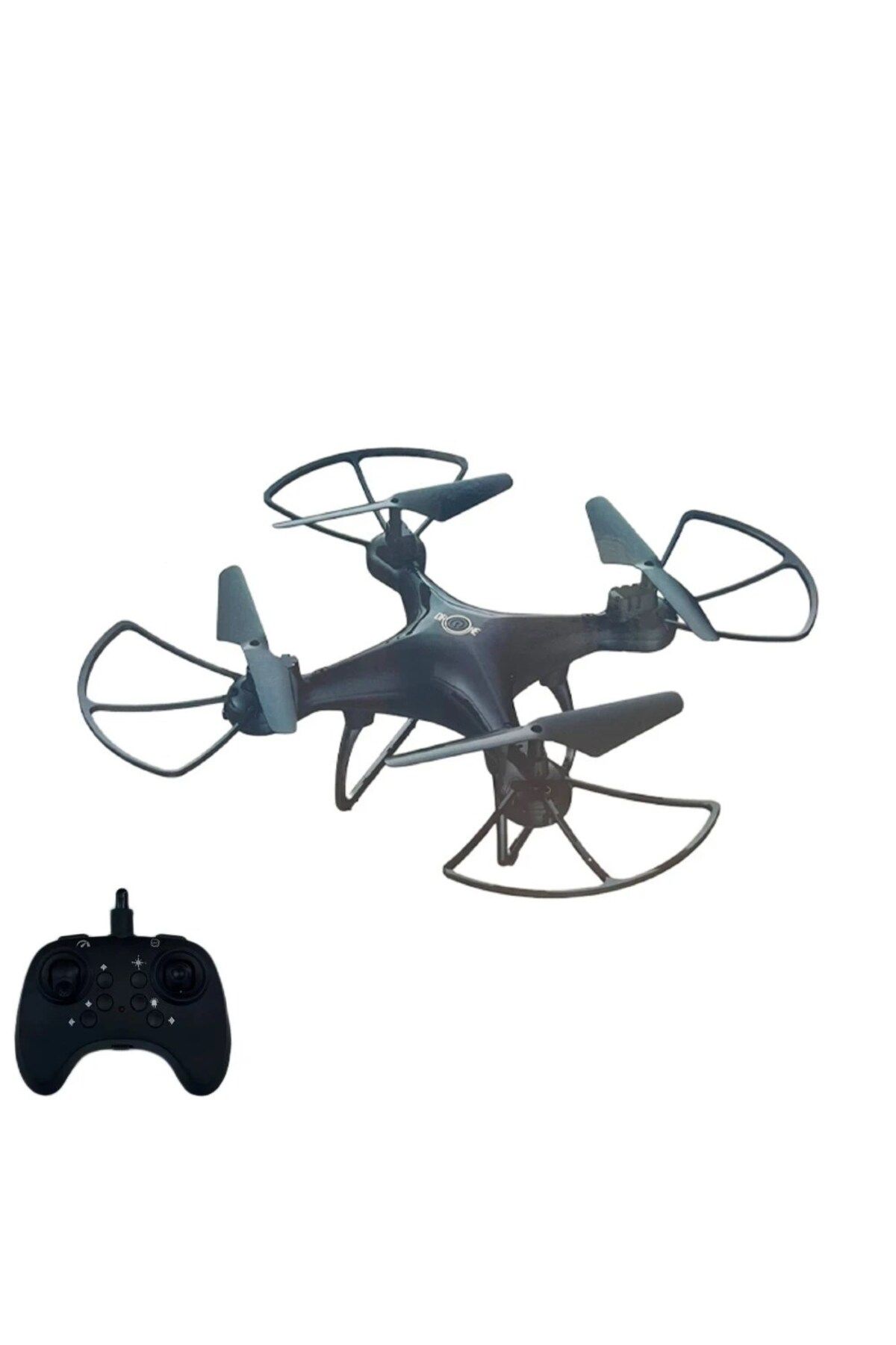 Pasifik D13 Uzaktan Kumandalı 4 Pervaneli Helikopter Drone 2.4 Ghz Işıklı USB Şarjlı 360 Derece Siyah