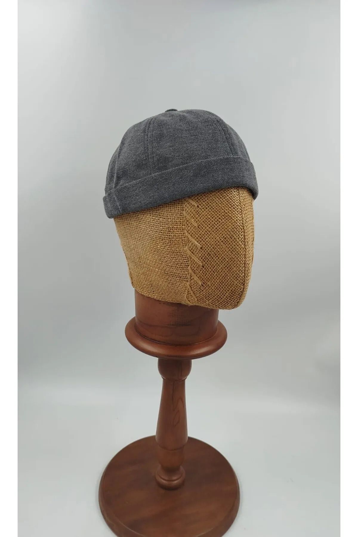 MARBERRY Koyu Gri Sipersiz Kep Coni Unisex Şapka