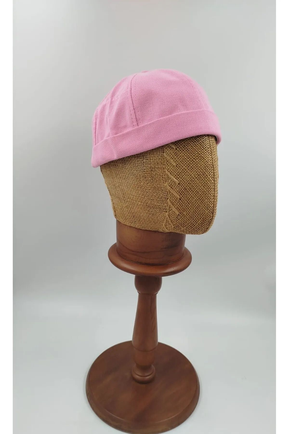 MARBERRY Pembe Sipersiz Kep Coni Unisex Şapka