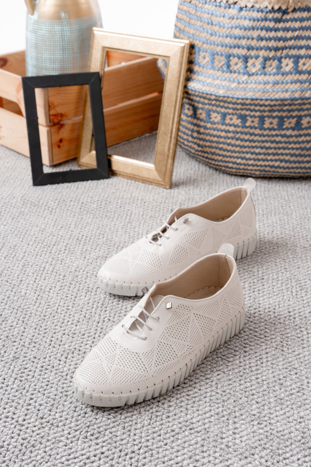Dericalle shoes Hakiki Deri Kadın Yazlık Ayakkabı
