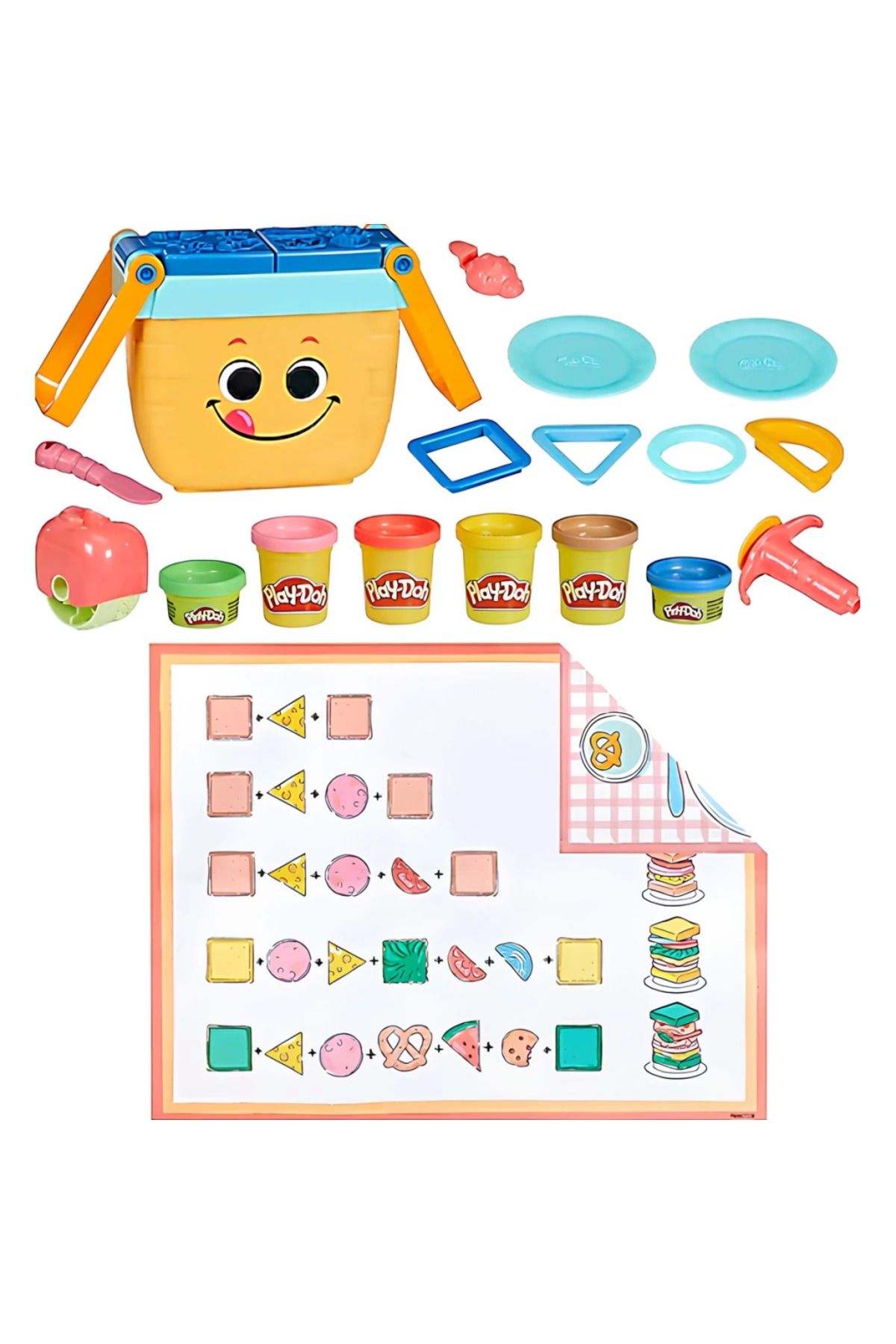 Yuba Avm NessiWorld Play-Doh Piknik Şekilleri Başlangıç Seti