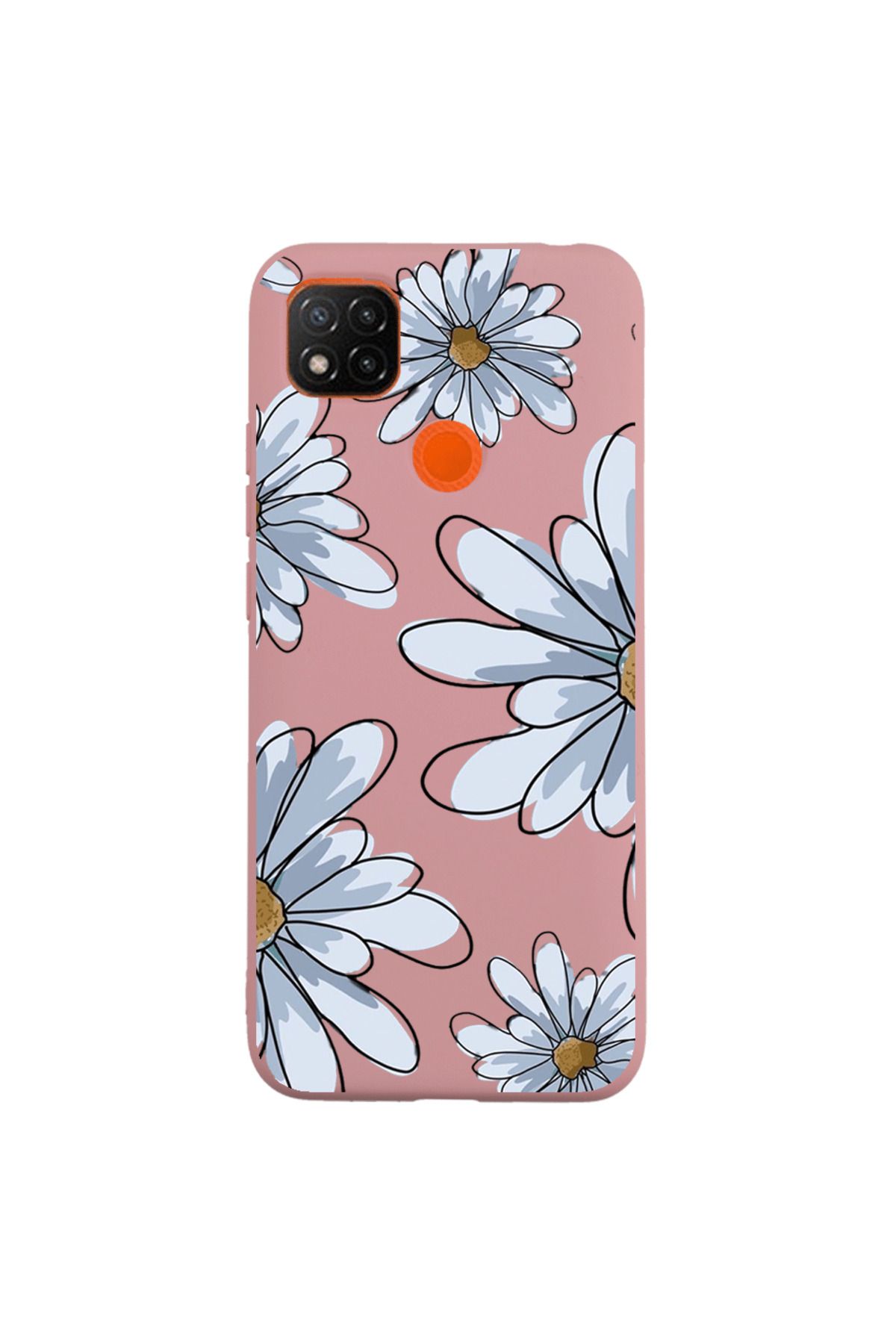 Royaleks Xiaomi Redmi 9C Lansman Kılıf - Papatya