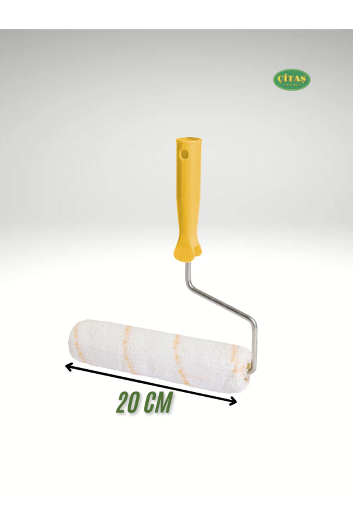 ÇİTAŞ 20 CM SARI TAVAN BOYASI - DUVAR BOYASI İÇİN PLASTİK RULO BADANA RULOSU