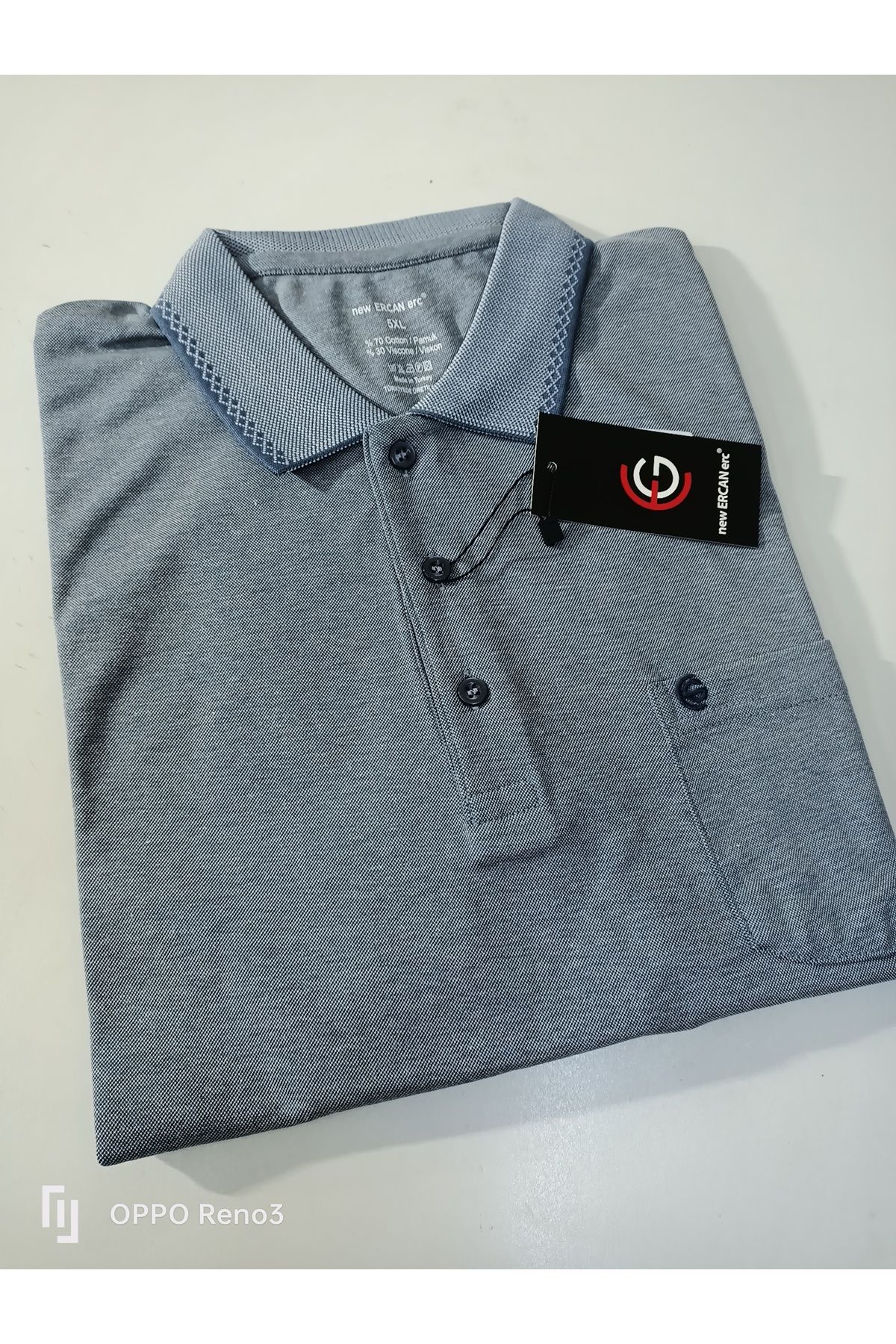 ercan triko kısa kol tek cepli pamuklu büyük beden L-6XL ARASI yakalı t-shirt
