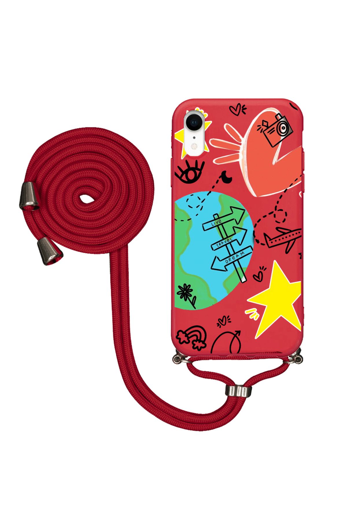 Royaleks iPhone XR İpli Lansman Kılıf - World