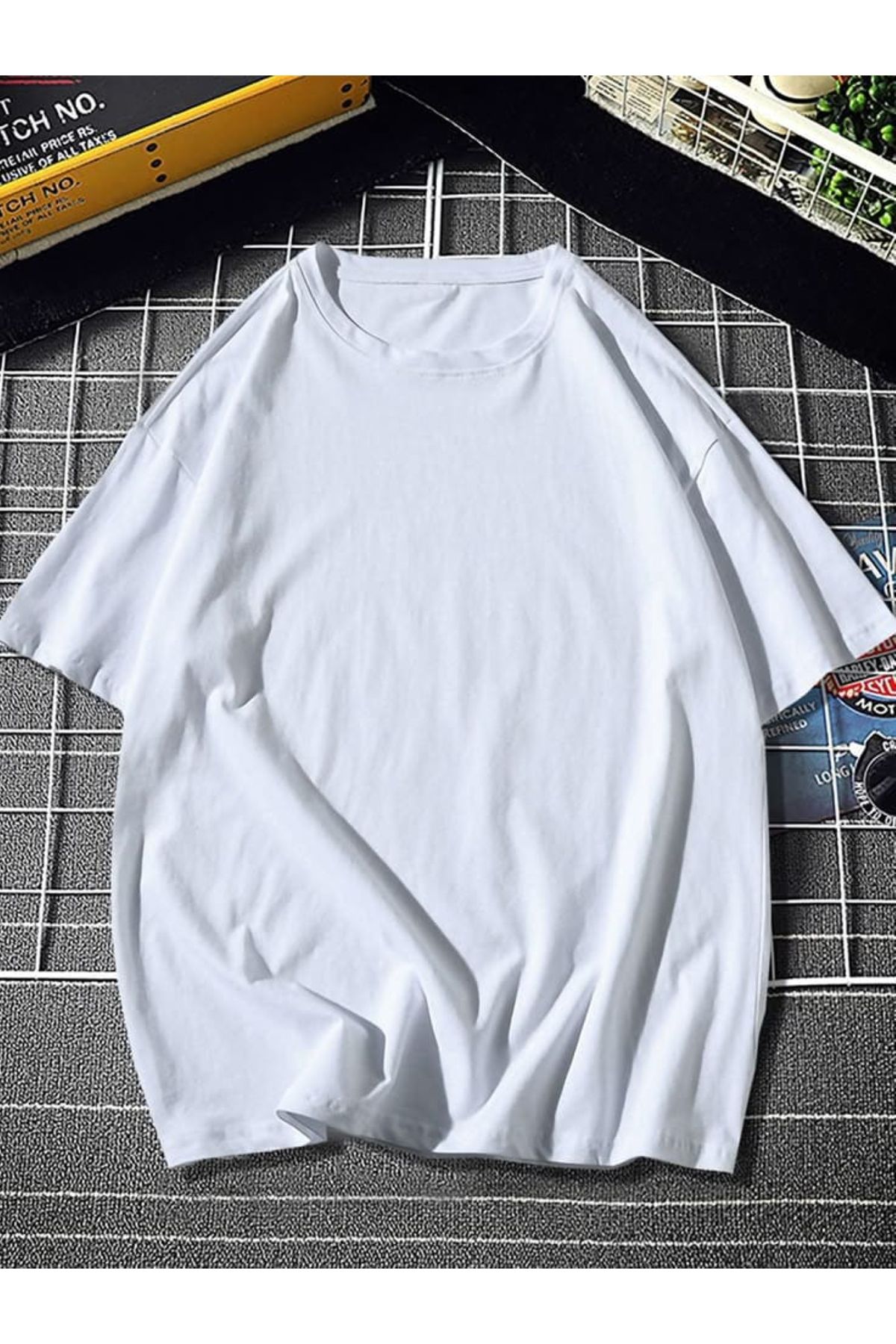 JustBS Kadın Baskısız Beyaz T-Shirt