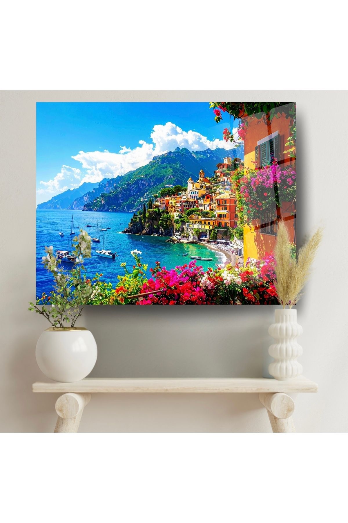 Glit Glass Cam Tablo doğanın güzellikleri