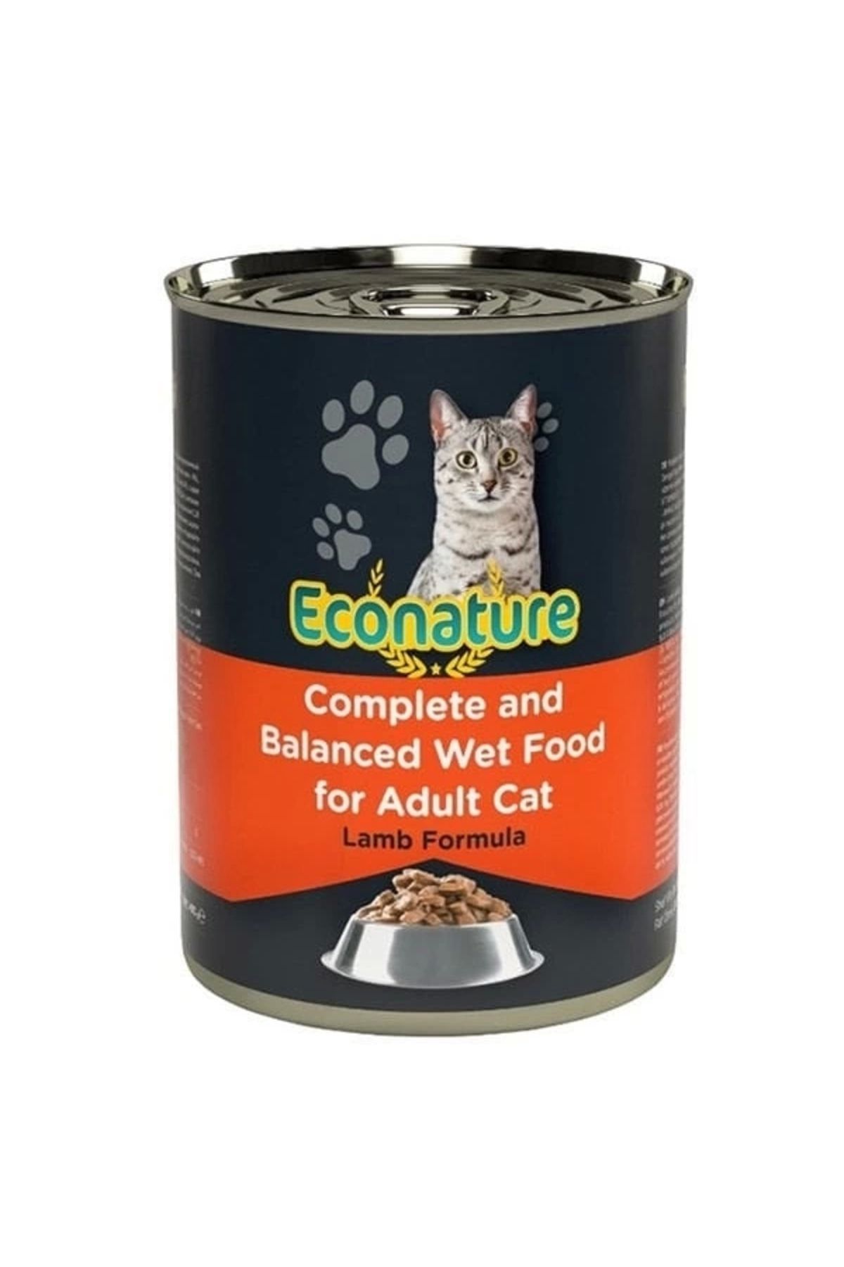 YNT İthalat Econature Kuzu Etli Yetişkin Konserve Kedi Maması 400 Gr