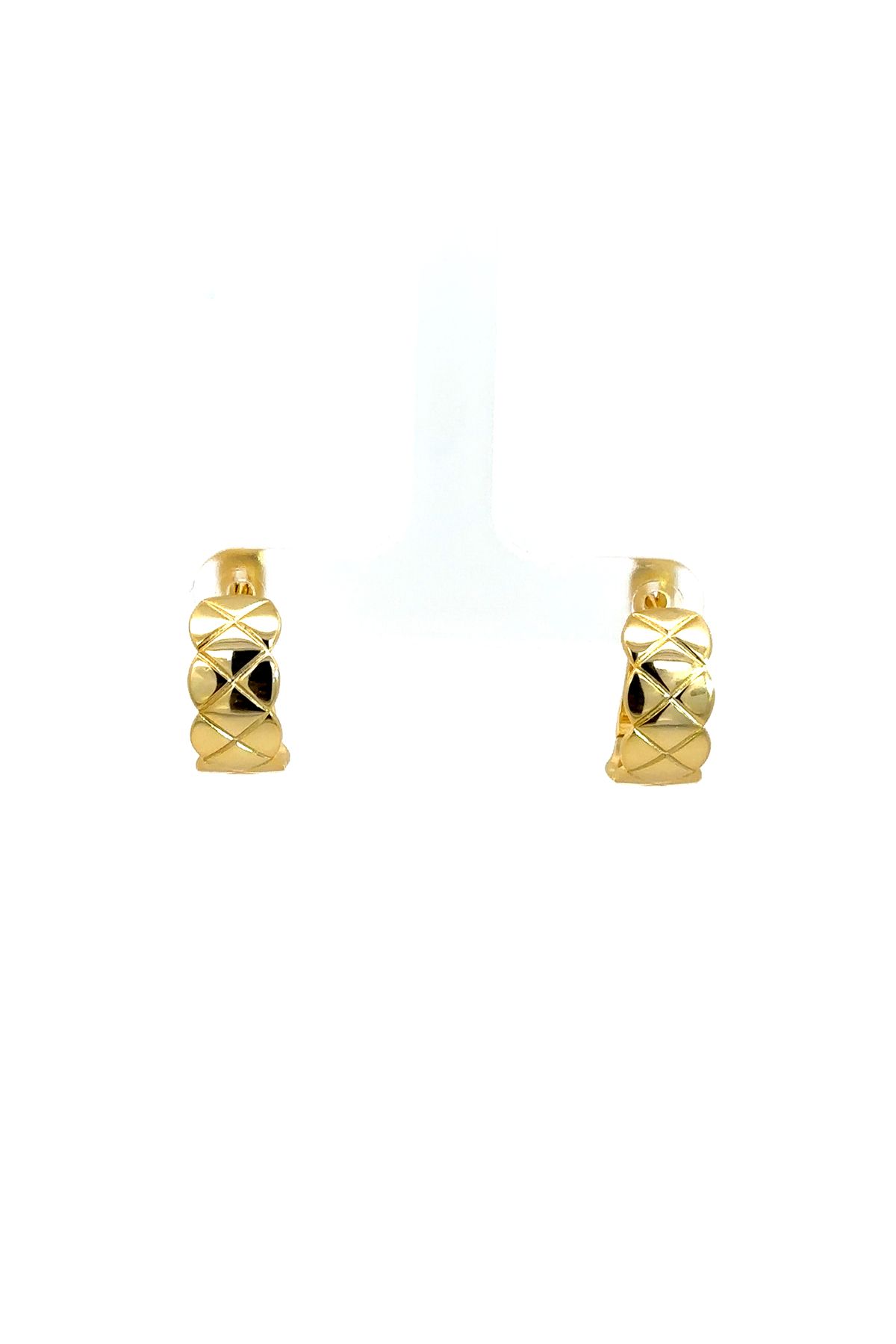 SÜKSE JEWELRY Nostalji Gold Renk Gümüş Küpe
