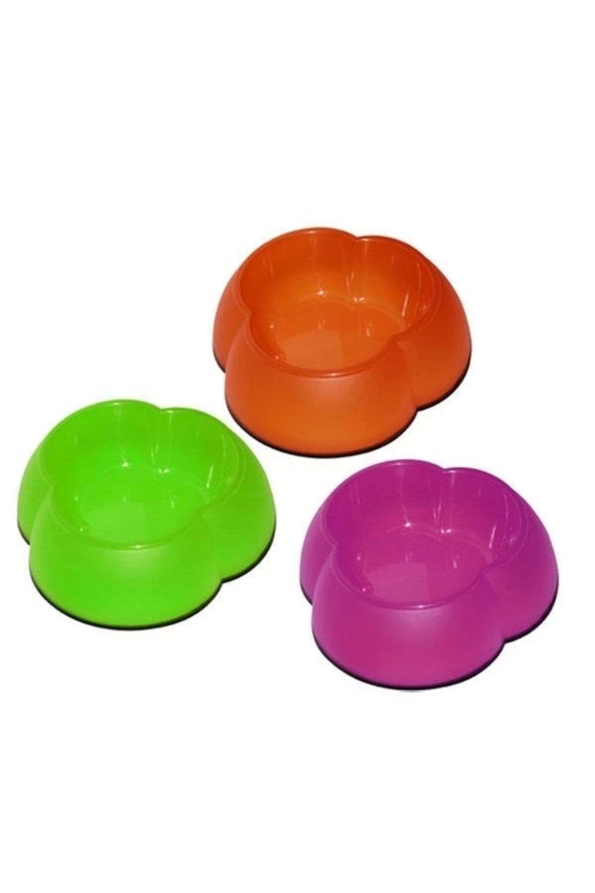 YNT İthalat Pawise Plastik Kedi ve Köpek Mama Kabı Çiçek Şekilli 1250 Ml