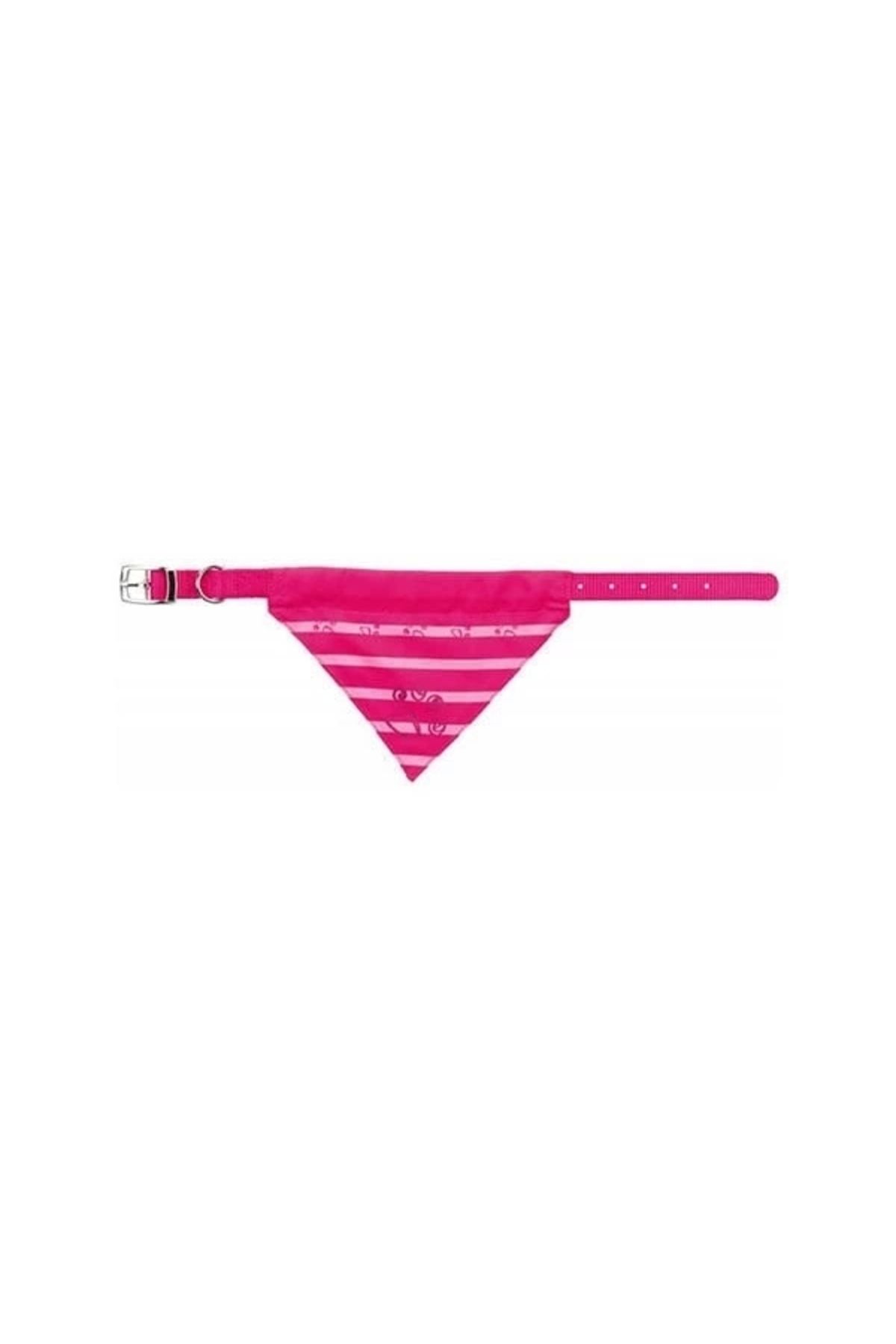 YNT İthalat Trixie Köpek Bandana Tasma Fuşya Medium 20 Mm 30-38 Cm