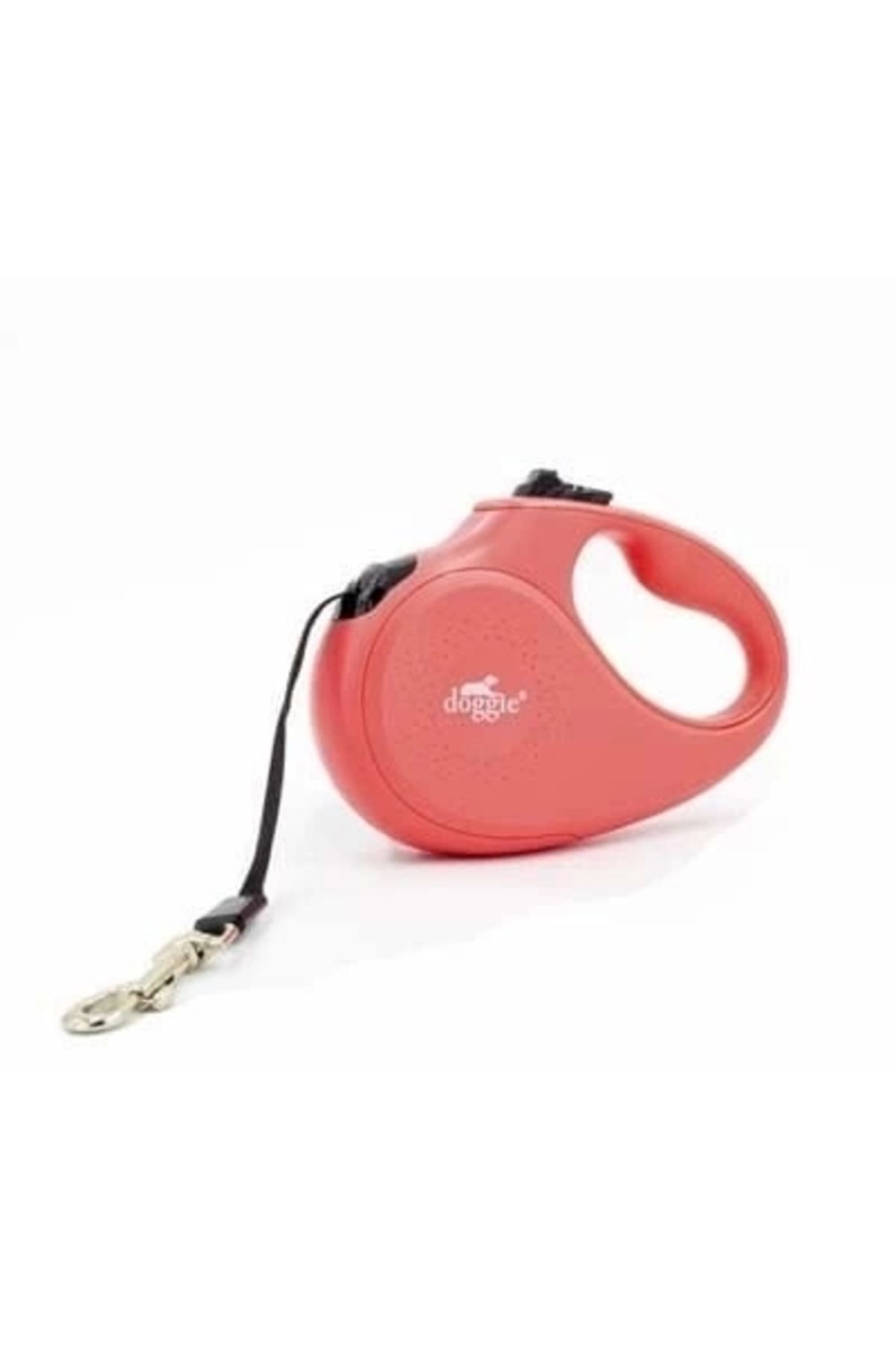 YNT İthalat Doggie Master Otomatik Köpek Uzatma Tasması Medium Pembe 25 Kg 5 Mt