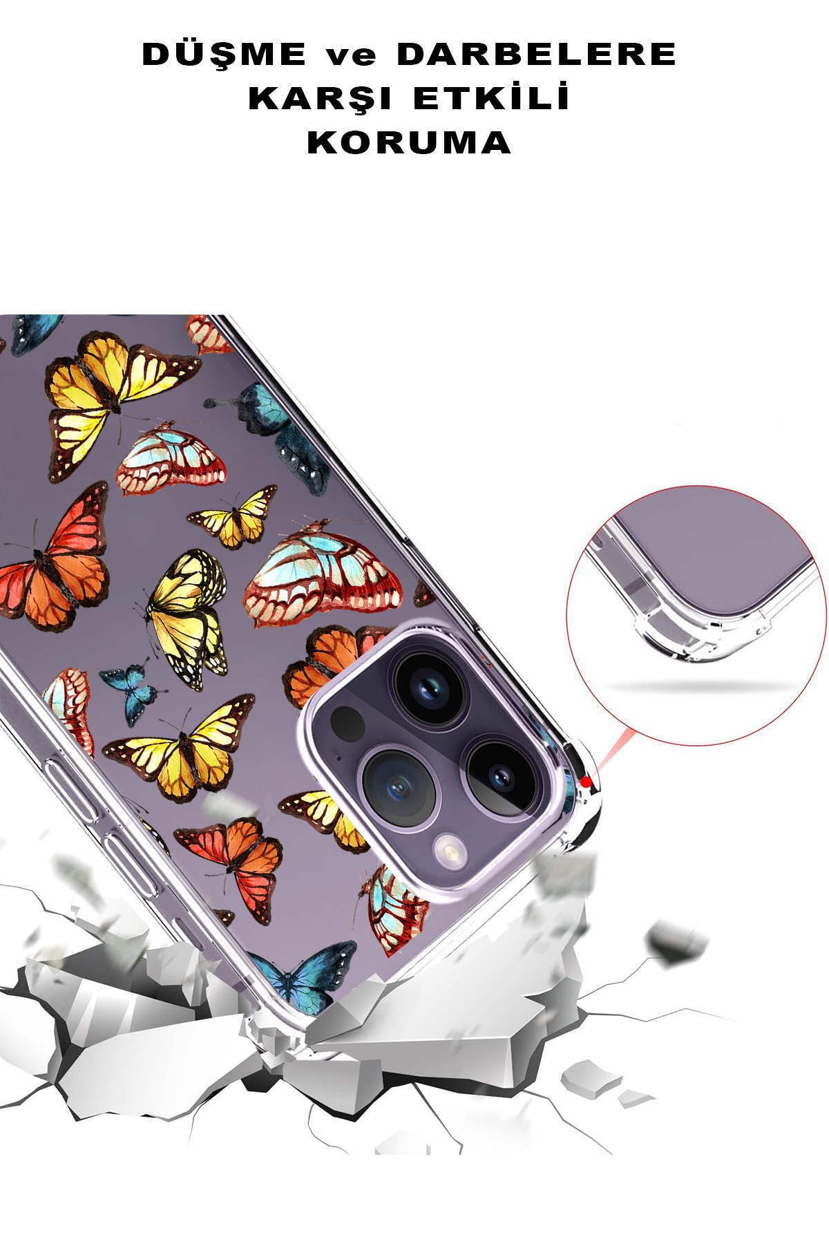 PrintiFy Samsung Galaxy S24 Ultra ile Uyumlu Water Color 2 Baskılı Köşe Korumalı Antişok Kılıf