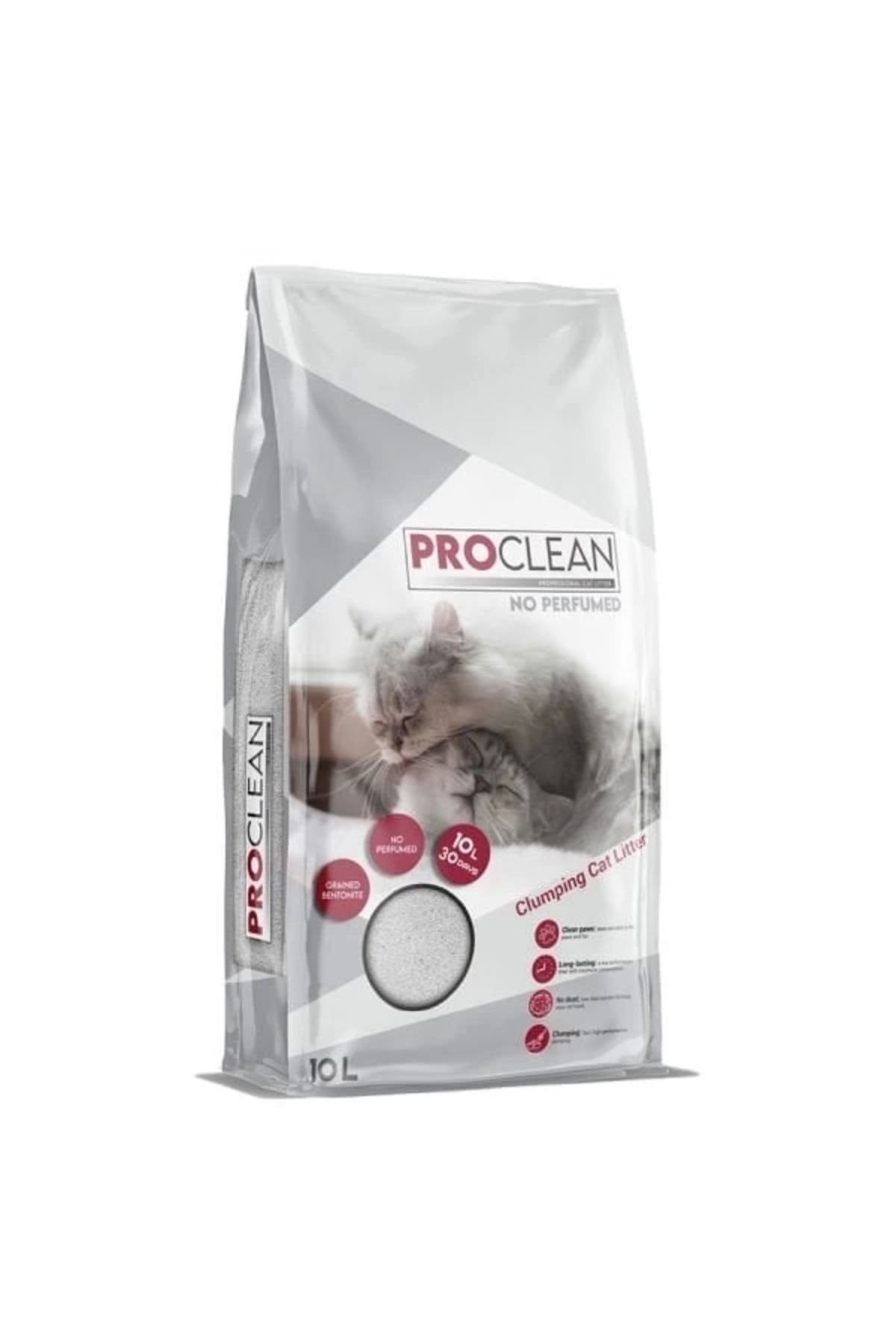 YNT İthalat ProClean Naturel Kokusuz Topaklanan Kedi Kumu İnce Taneli 10 Lt