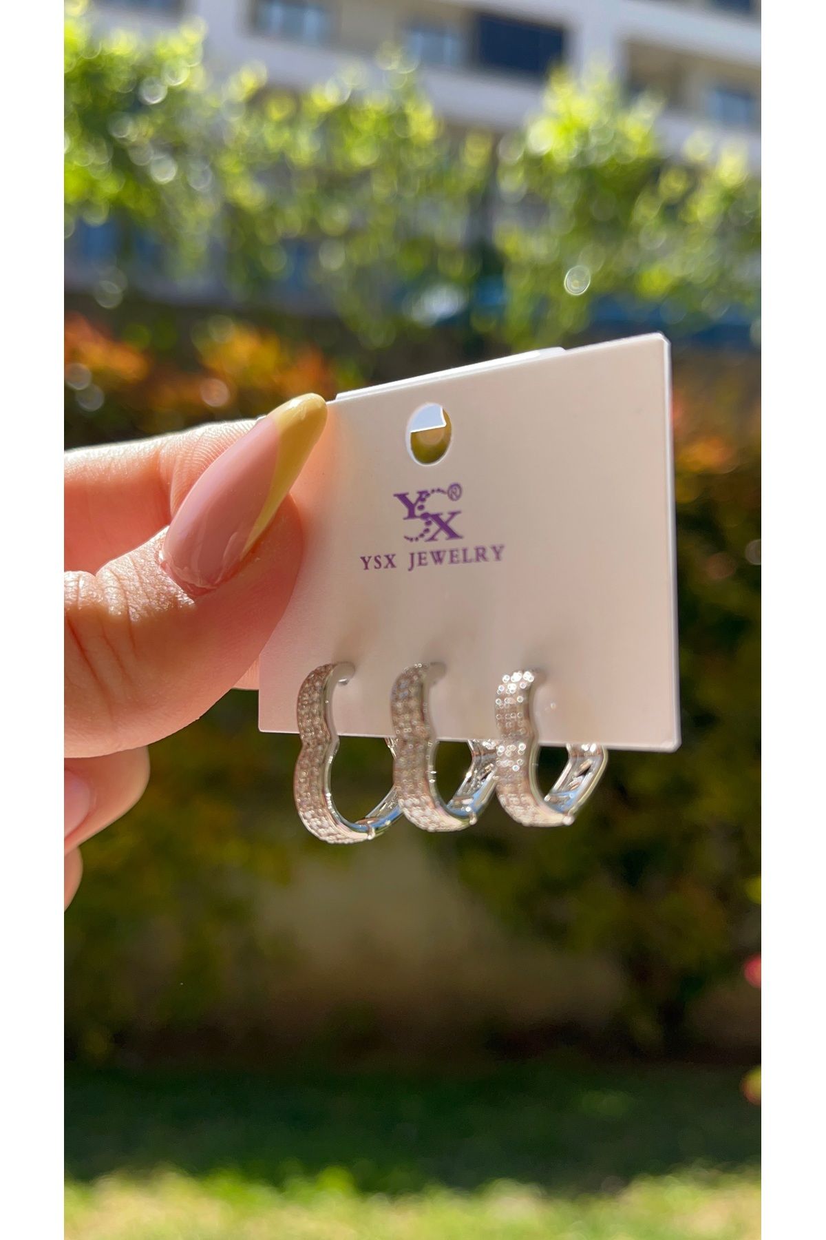 shop Çelik 3’lü kalp kolye