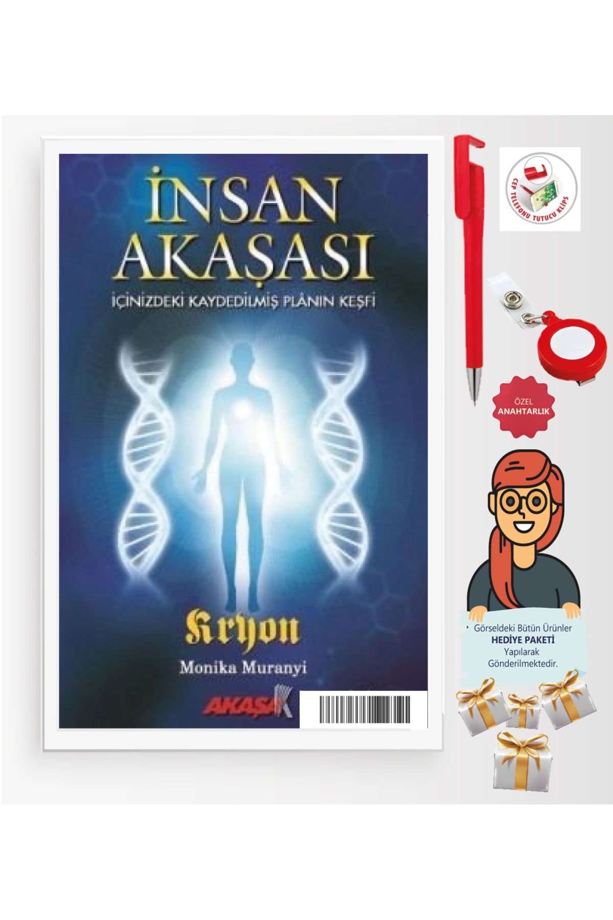 Akaşa Yayınları Maje Hediye+İnsan Akaşası(Monika Muranyi)-Bireysel Gelişim-Akaşa Kitap