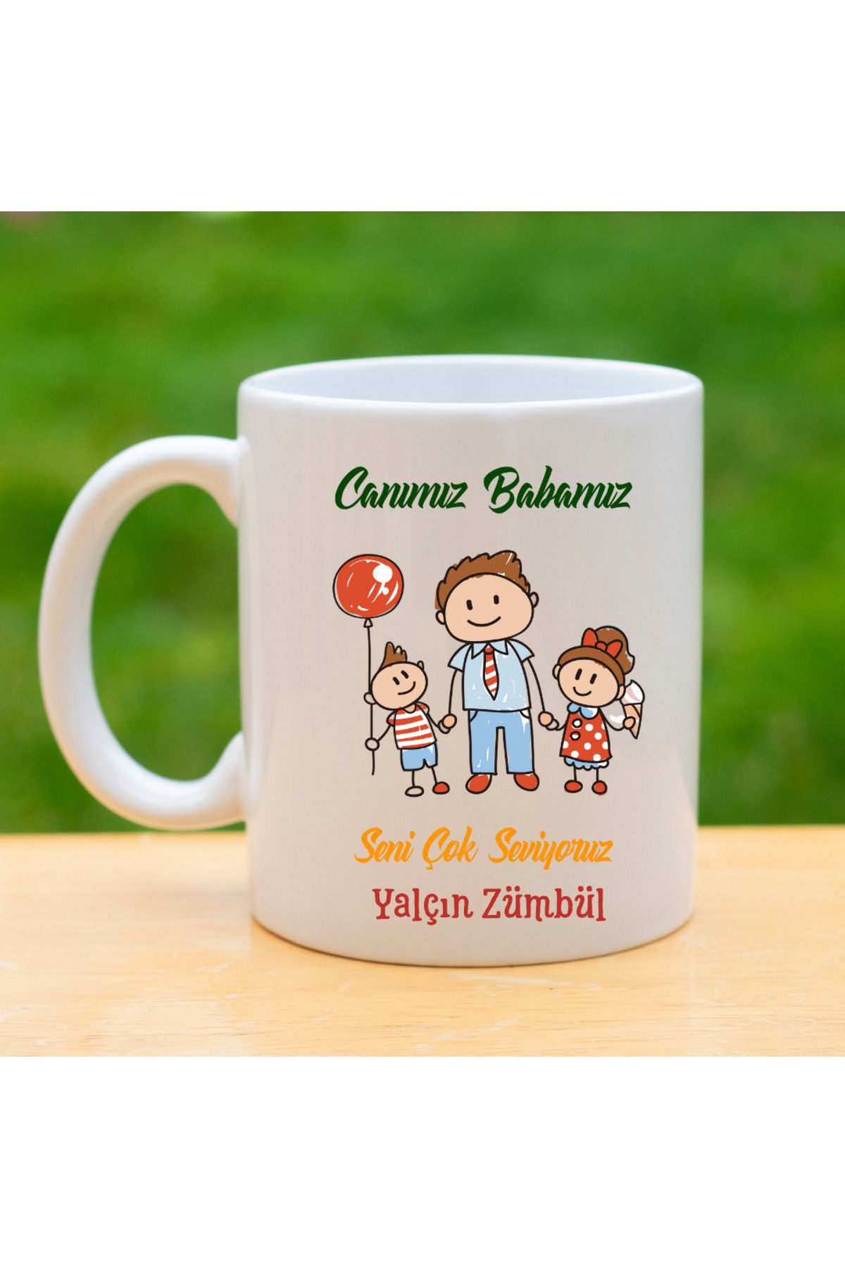 Tu&Se Candles Canım Babama Hediye Kupa – Anlamlı Mesajlı Bardak