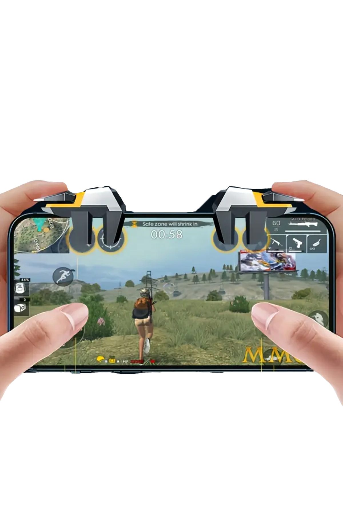 EXENAR Yüksek Hassasiyetli 6 Parmak Nişan Ve Tetik Oyun Tuşu Oyun Tetikleri Gamer Oyun Konsolu