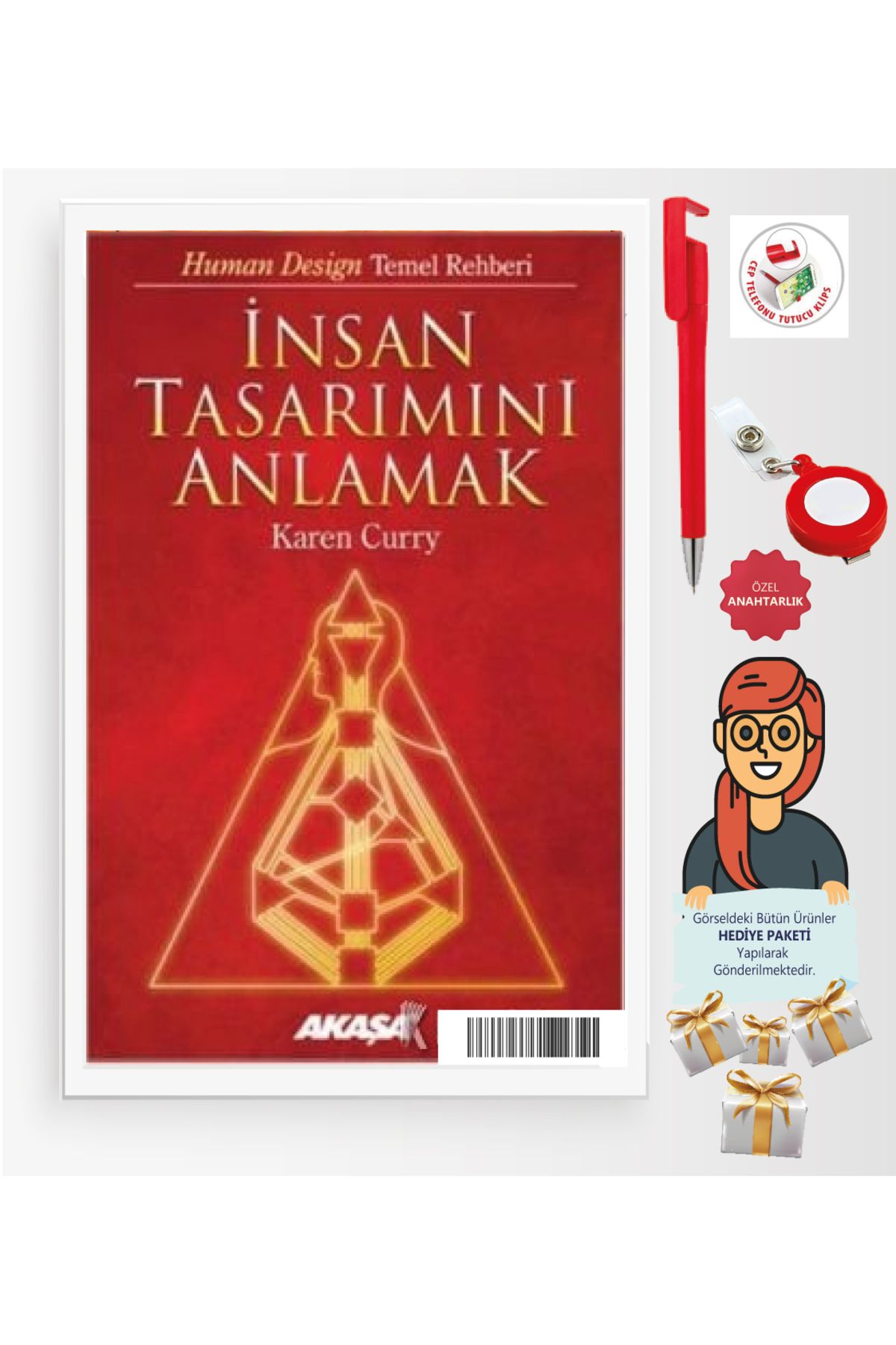 Akaşa Yayınları Maje Hediye+İnsan Tasarımını Anlamak(Karen Curry)-Bireysel Gelişim-Akaşa Kitap