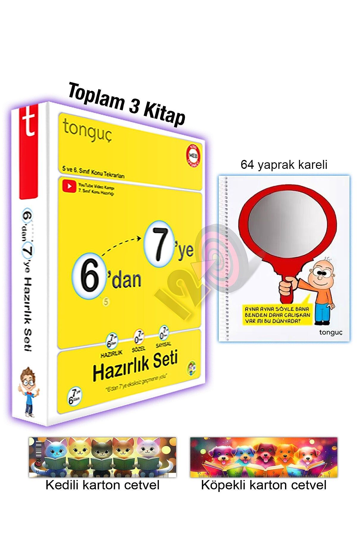 Tonguç Yayınları 6'dan 7'ye Hazırlık Seti Tonguç Defter
