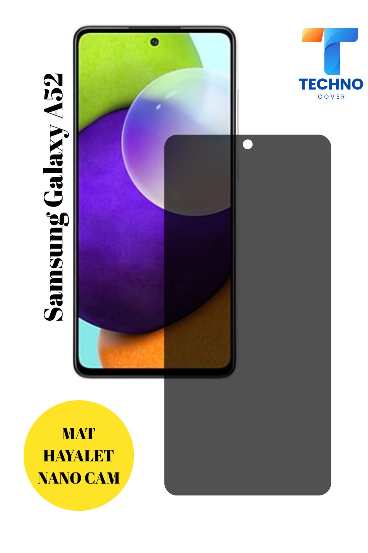foxpower Samsung A52 Mat Hayalet Nano Cam Darbelere Karşı Dayanıklı Esnek Nano Ekran Koruyucu