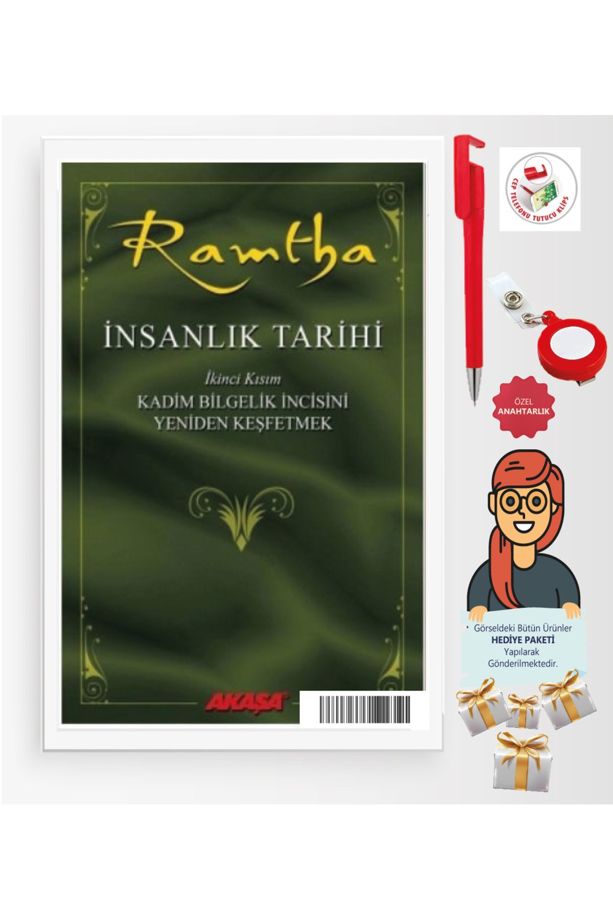 Akaşa Yayınları Maje Hediye + İnsanlık Tarihi - Ramtha 2 (JZ Knight) -yeni kitap- Akaşa Yayınları