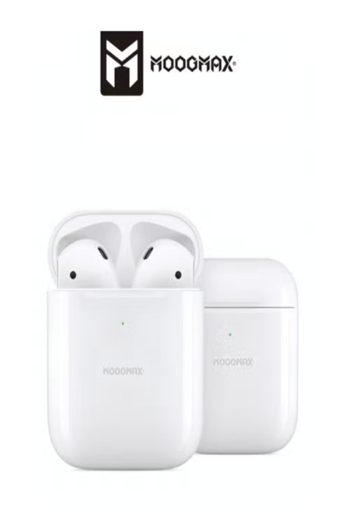 MOOGMAX-Moog Max Wireless Headphones with Powerful Sound and Clear Microphone - Supports Wireless Charging and Pop-up Window for iPhone 3