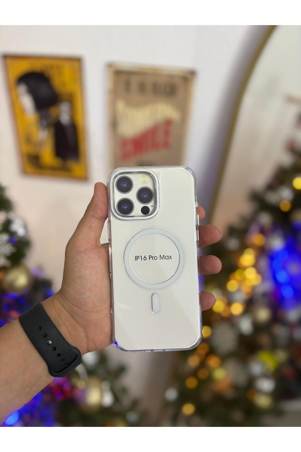 Kilif365 ŞEFFAF SERT SLİKON MAGSAFE İPHONE 16 PRO MAX
