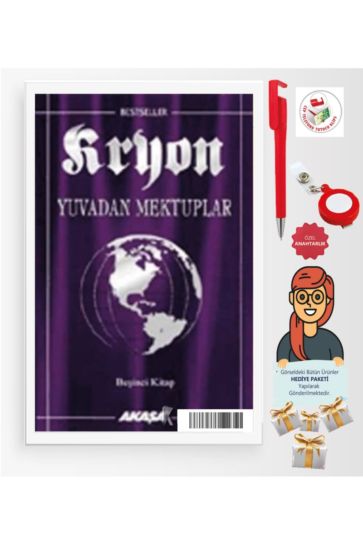 Akaşa Yayınları Maje Hediye+Kryon: 5, Kitap Yuvadan Mektuplar(Lee Carroll)-Bireysel Gelişim-Akaşa Kitap