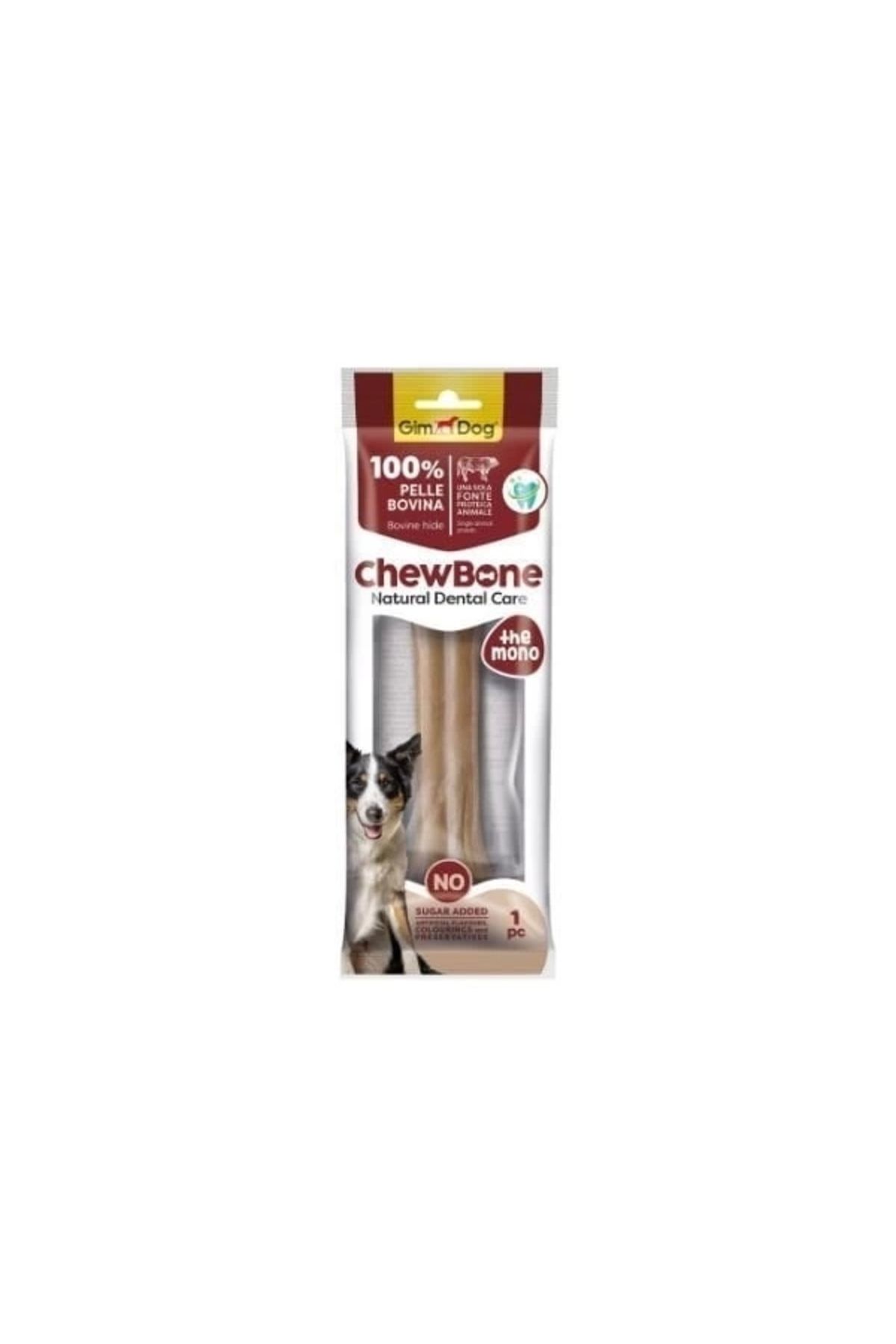 YNT İthalat Gimdog Chew Bone Diş Sağlığı Destekleyici Naturel Press Köpek Çiğneme Kemiği 150 Gr 20 Cm 1 Adet